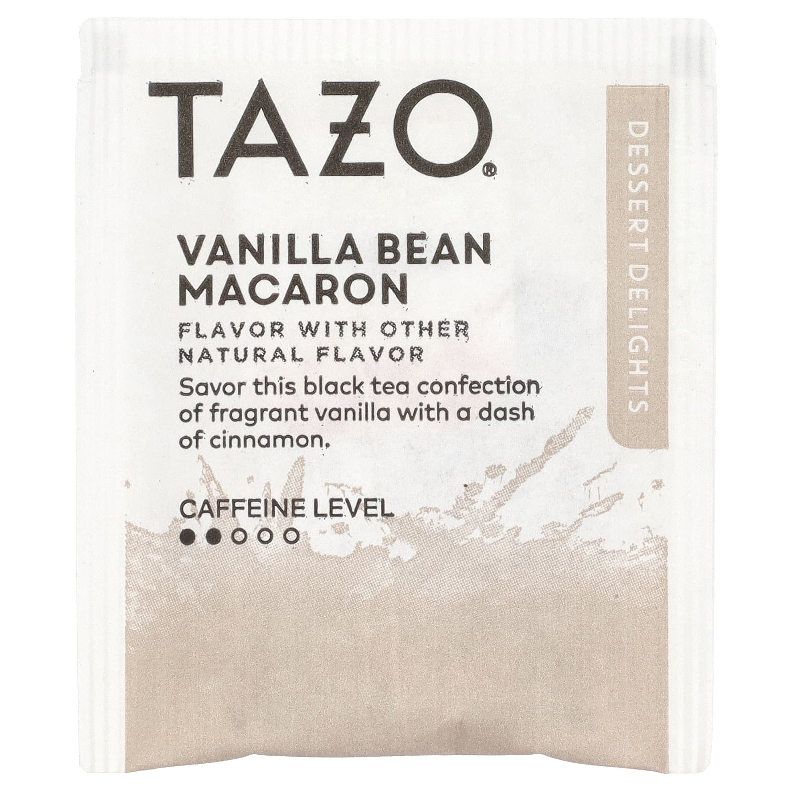 Tazo Teas, Dessert Delights, черный чай, макарон с ванильными стручками, 15 чайных пакетиков, 31,5 г (1,11 унции)