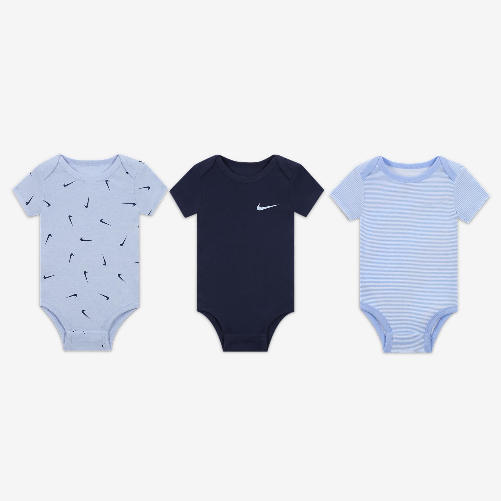 Nike E1D1 Baby (0-9M) Mix and Match Bodysuits (3-Pack)