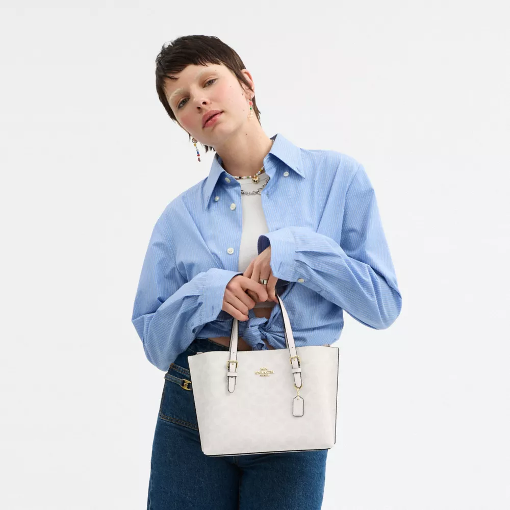 Сумка COACH Mollie Tote Bag 25 In Signature Canvas