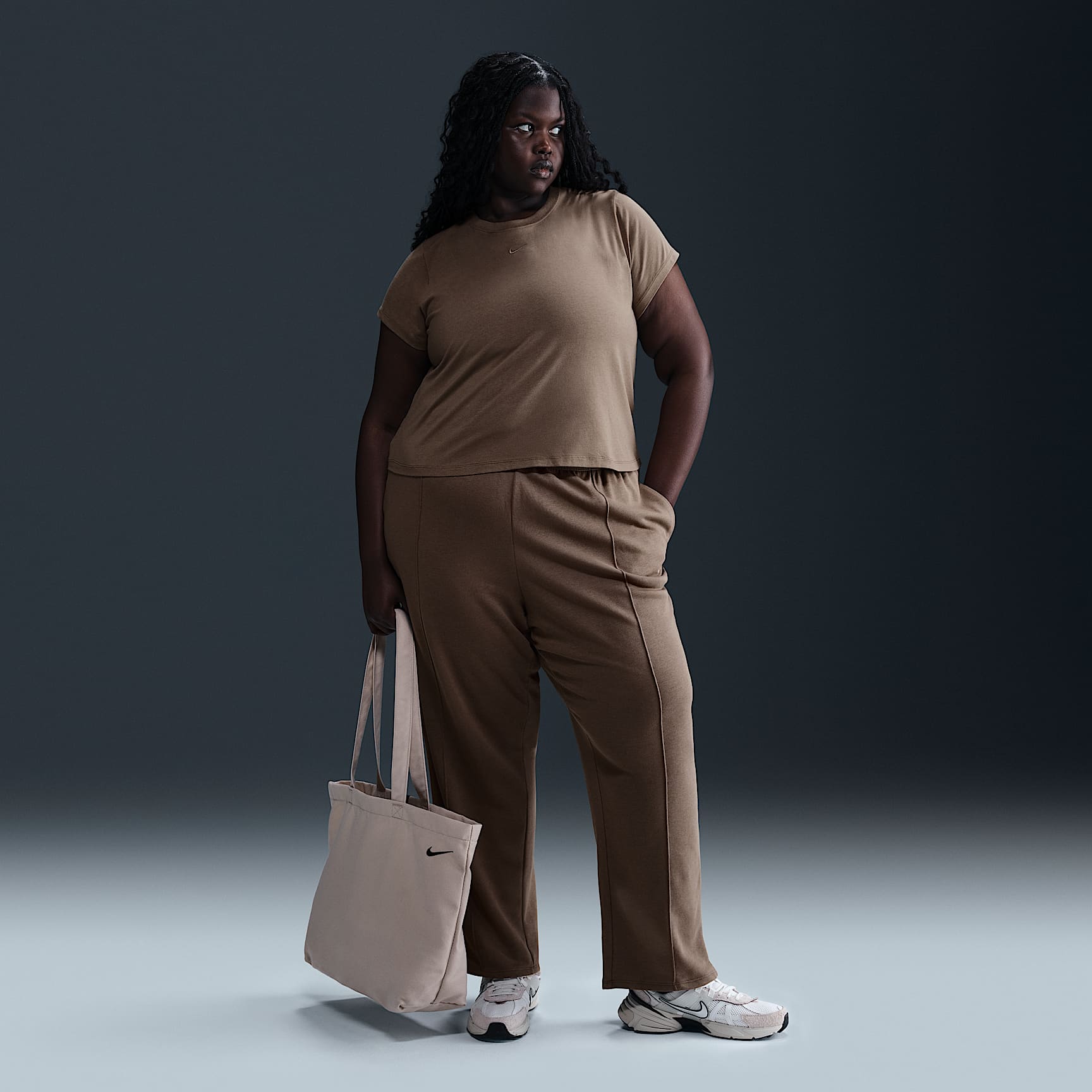 Nike Sportswear Chill Knit Women's Cropped T-Shirt (Plus Size)