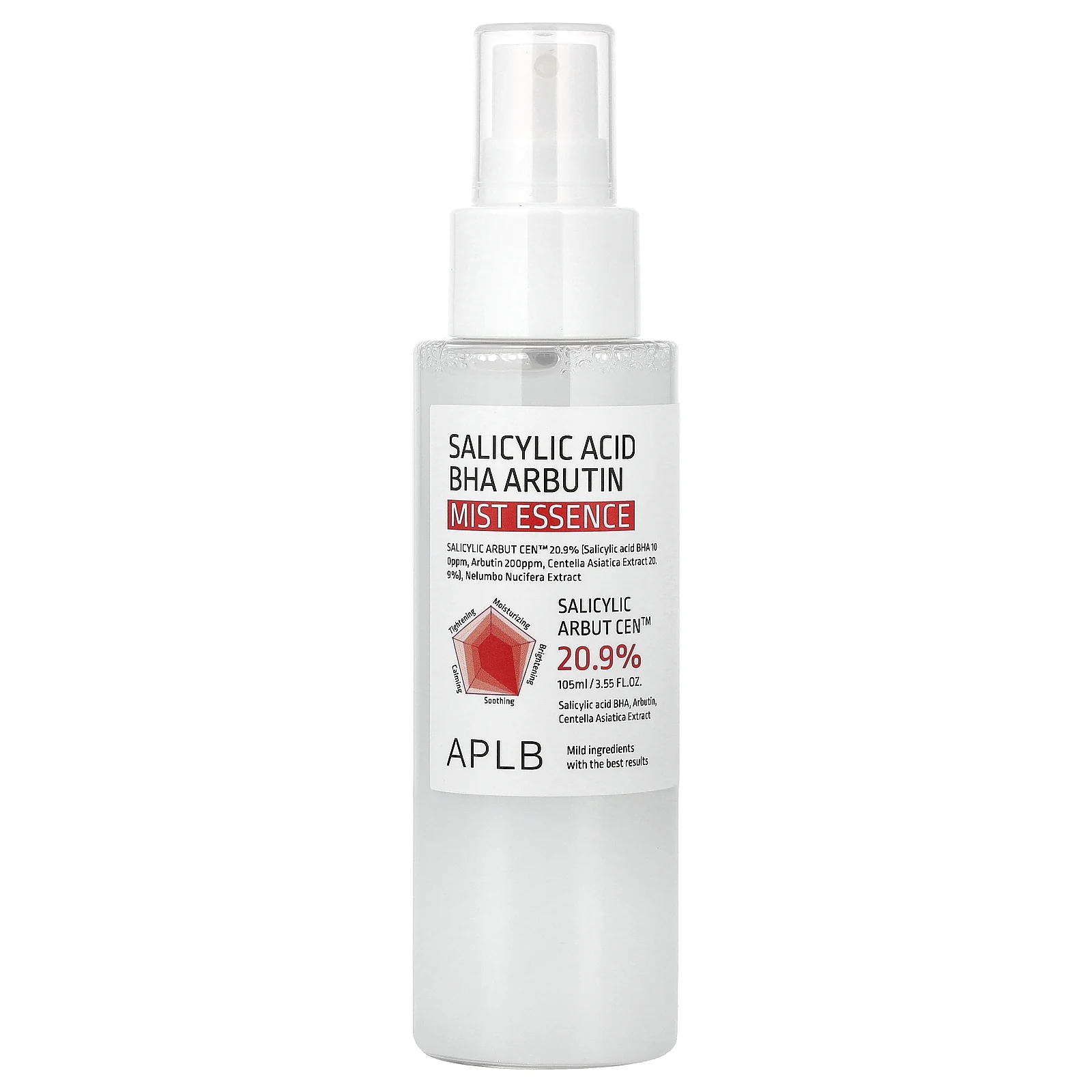 APLB, салициловая кислота, БГК и арбутин, спрей, 105 мл (3,55 жидк. унции)