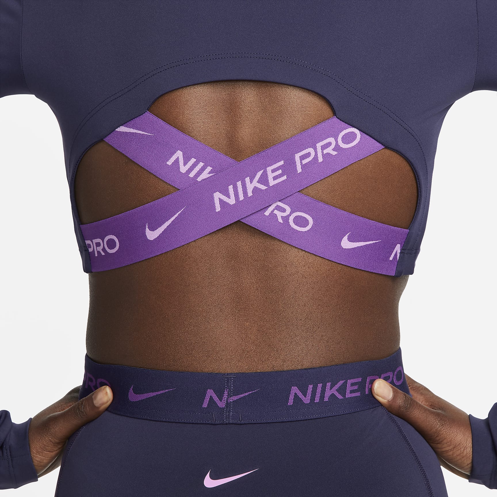 Nike Pro Dri-FIT Women's Cropped Long-Sleeve Top