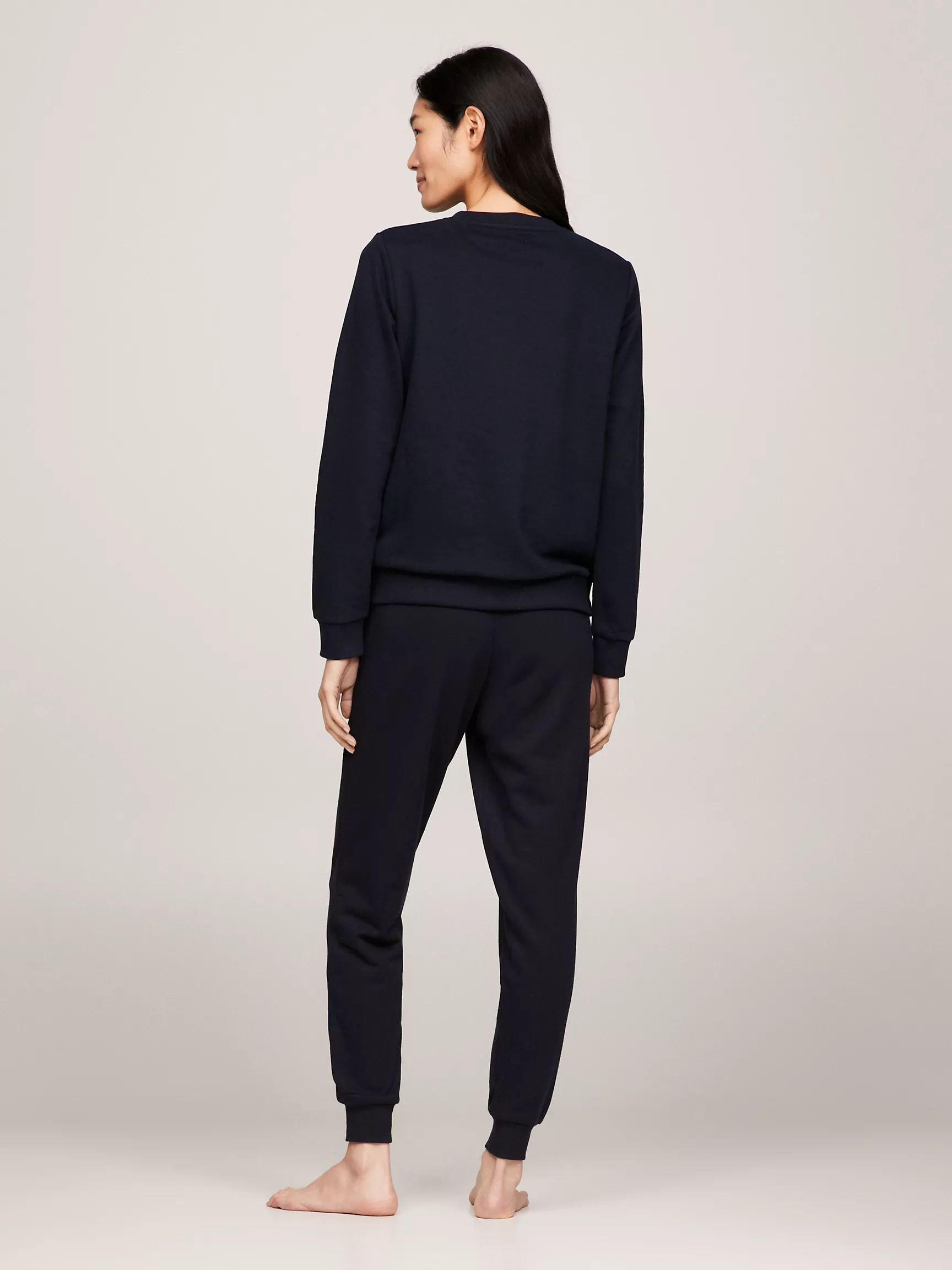 Женская толстовка Tommy Hilfiger, Однотонный топ для отдыха с логотипом