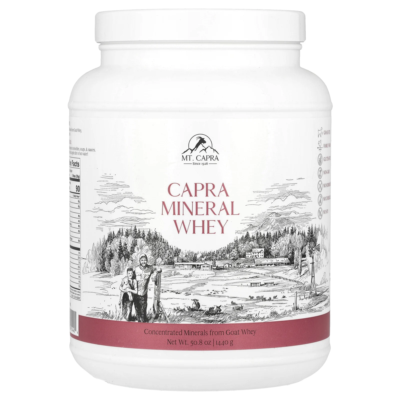 Mt. Capra, Capra Mineral Whey, 1440 г (50,8 унции)