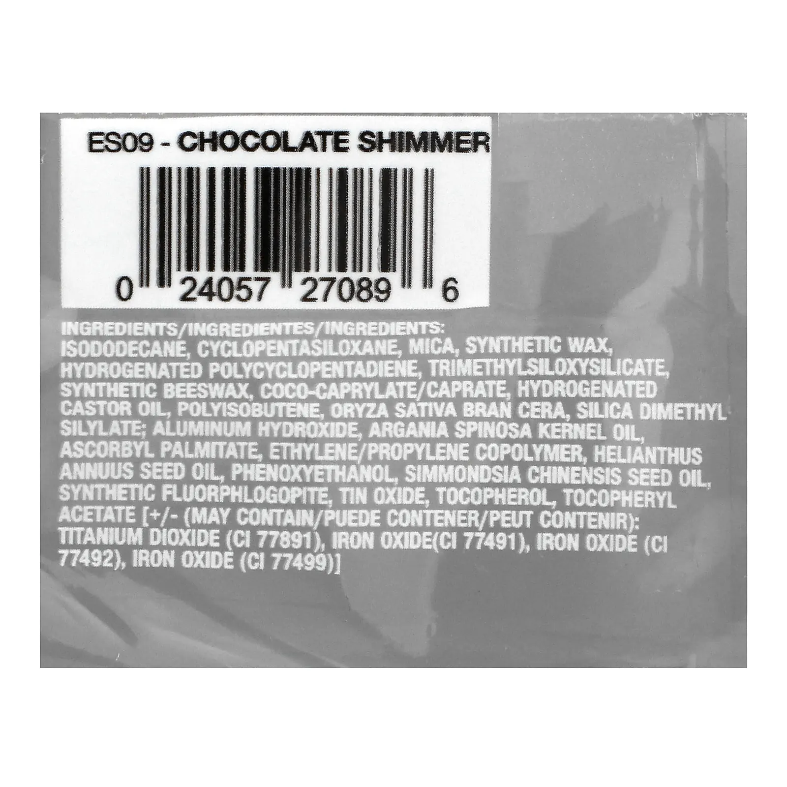 Palladio, стик для век, шоколадный сияющий, ES09, 1,2 г (0,04 унции)