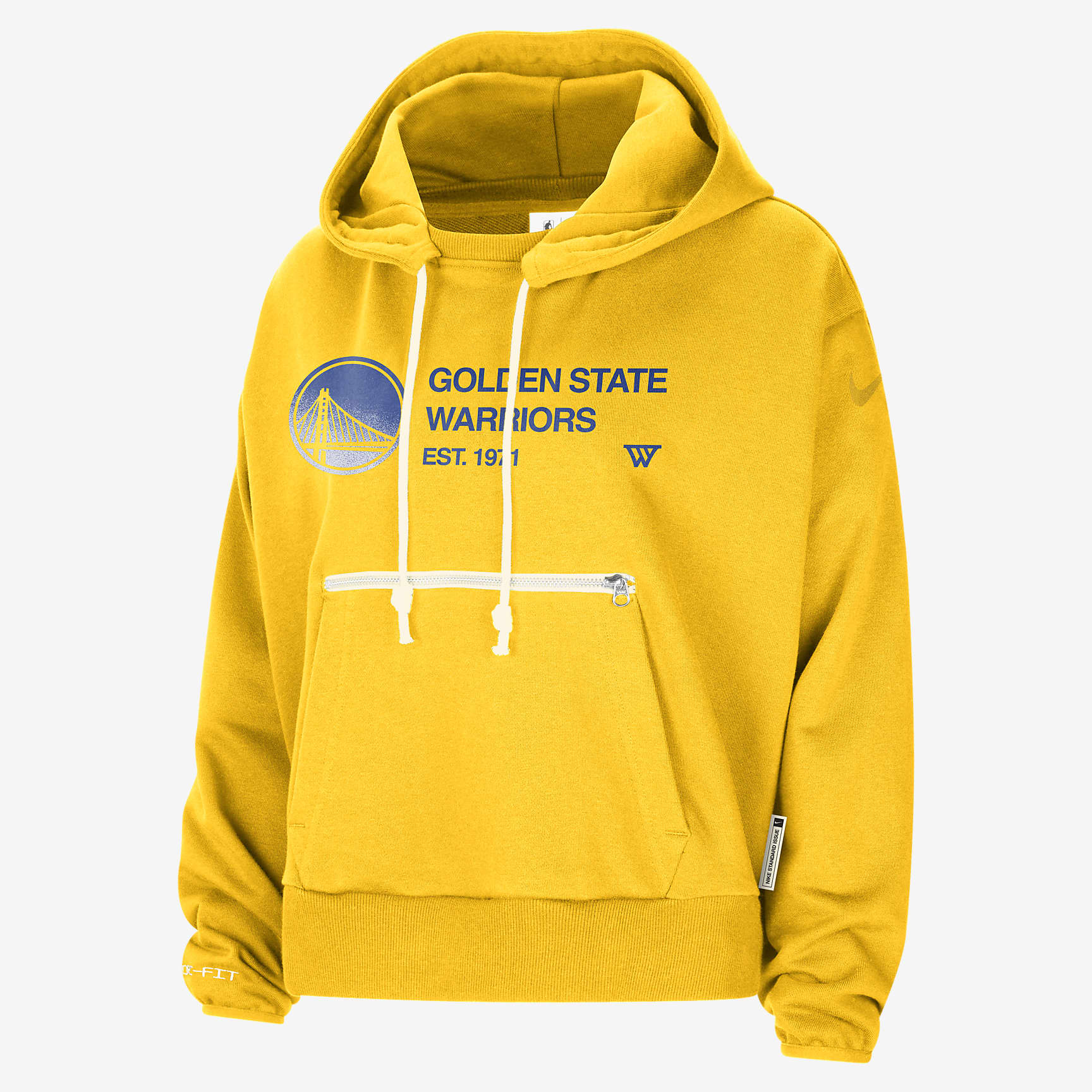 Golden State Warriors Standard Issue Women's Nike Dri-FIT NBA Pullover Hoodie