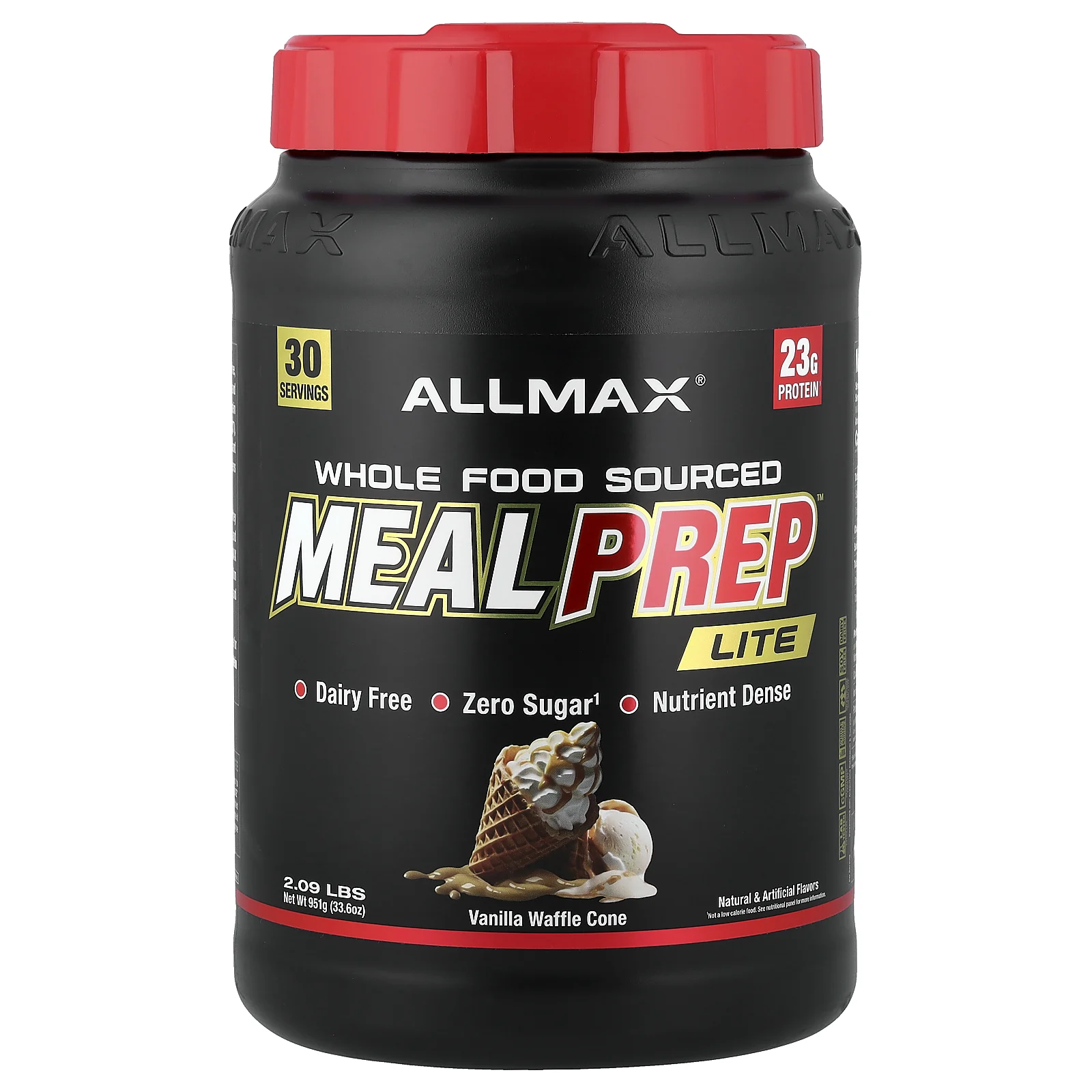ALLMAX, Meal Prep™ Lite, вафельный рожок с ванильным вкусом, 951 г (2,09 фунта)