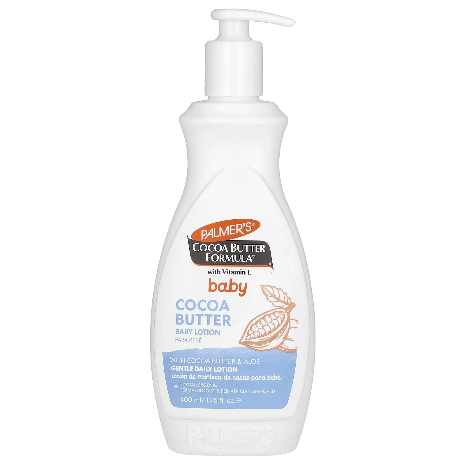 Palmer's, Baby, Cocoa Butter Formula® с витамином E, детский лосьон с маслом какао, 400 мл (13,5 жидк. Унции)
