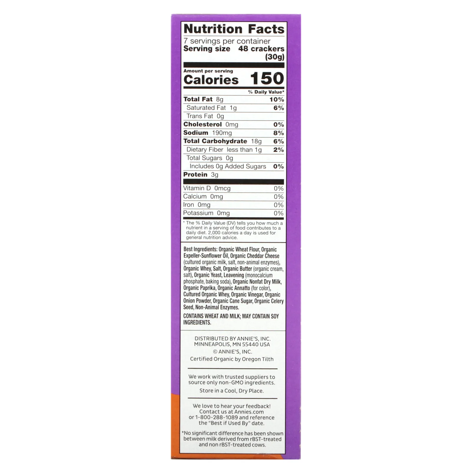 Annie's Homegrown, органические запеченные крекеры с чеддером в форме кроликов, двойной сыр, 213 г (7,5 унции)