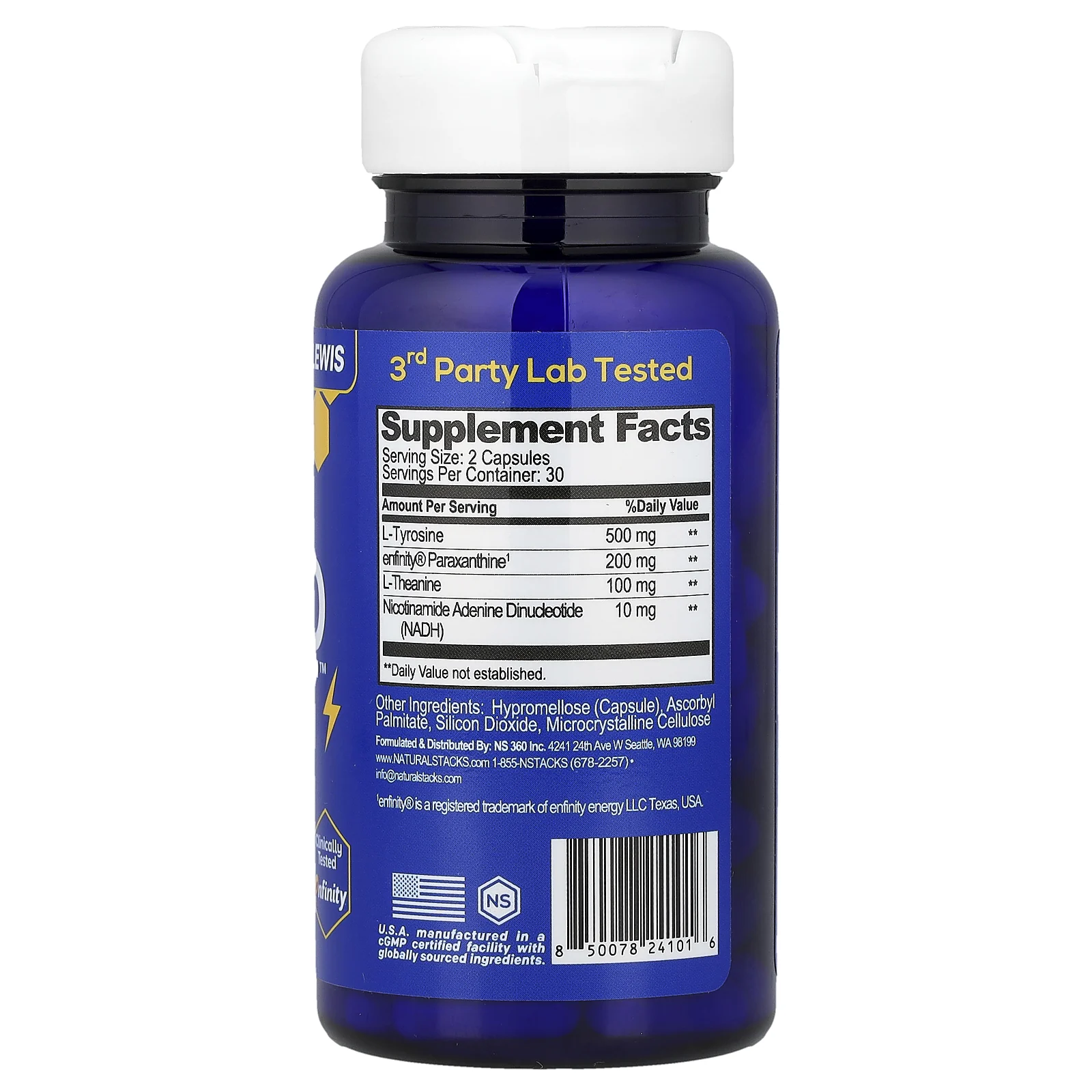 Natural Stacks, Neuro Alert™, 60 веганских капсул