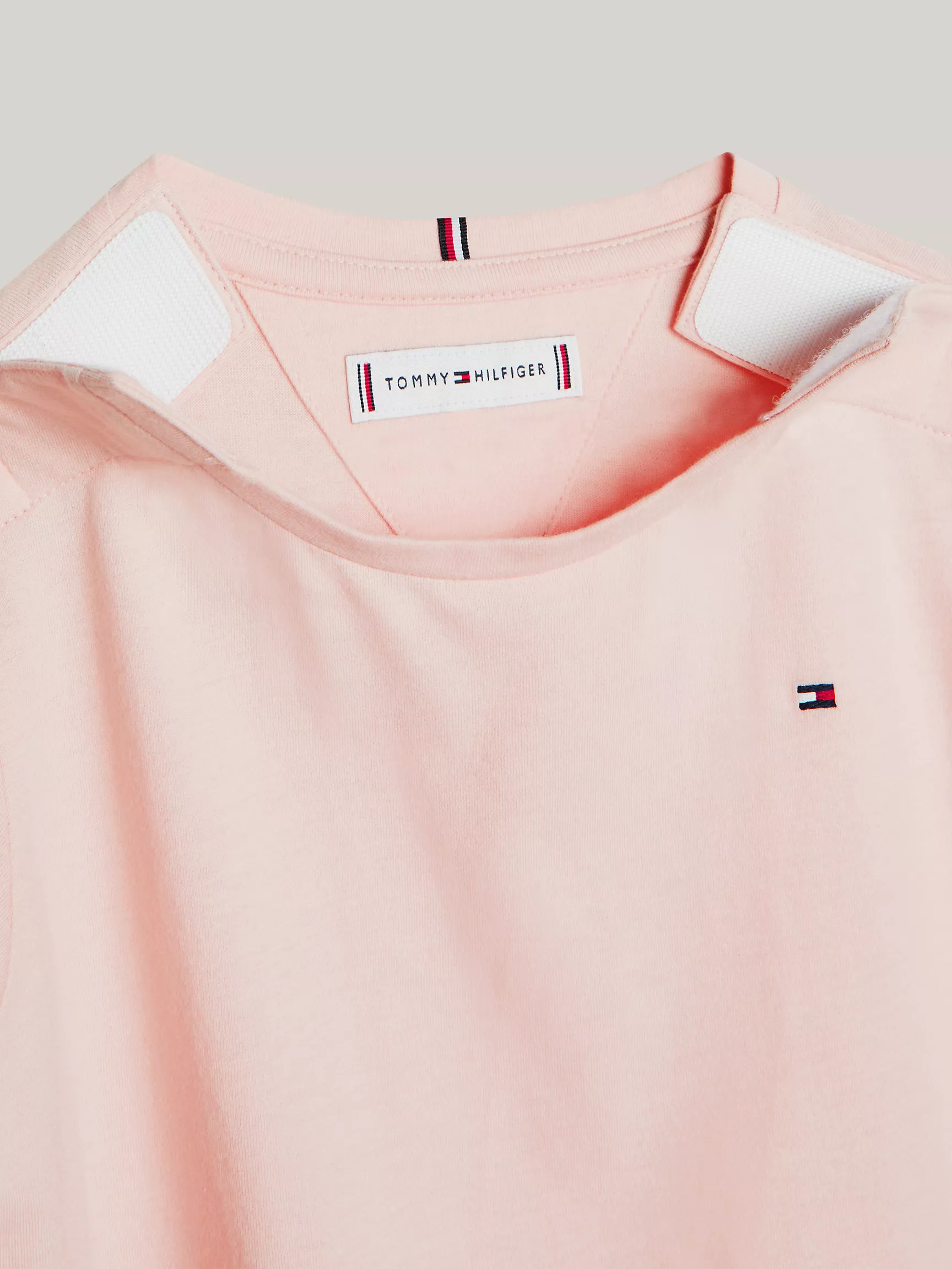 Топ для девочек Tommy Hilfiger, Детская приталенная футболка с рукавами-воланами