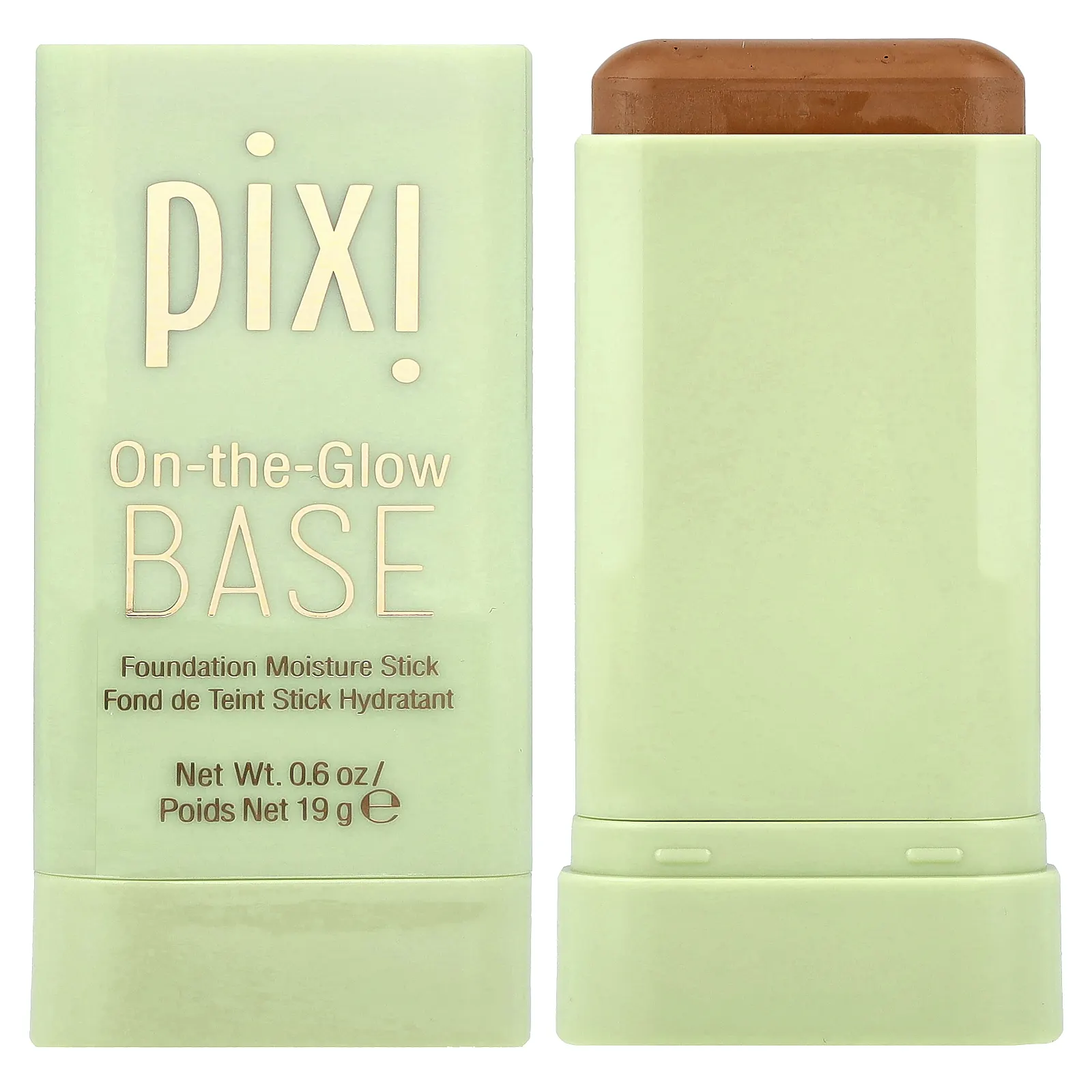 Pixi Beauty, On-The-Glow Base, увлажняющий стик для тональной основы, мокко, 19 г (0,6 унции)