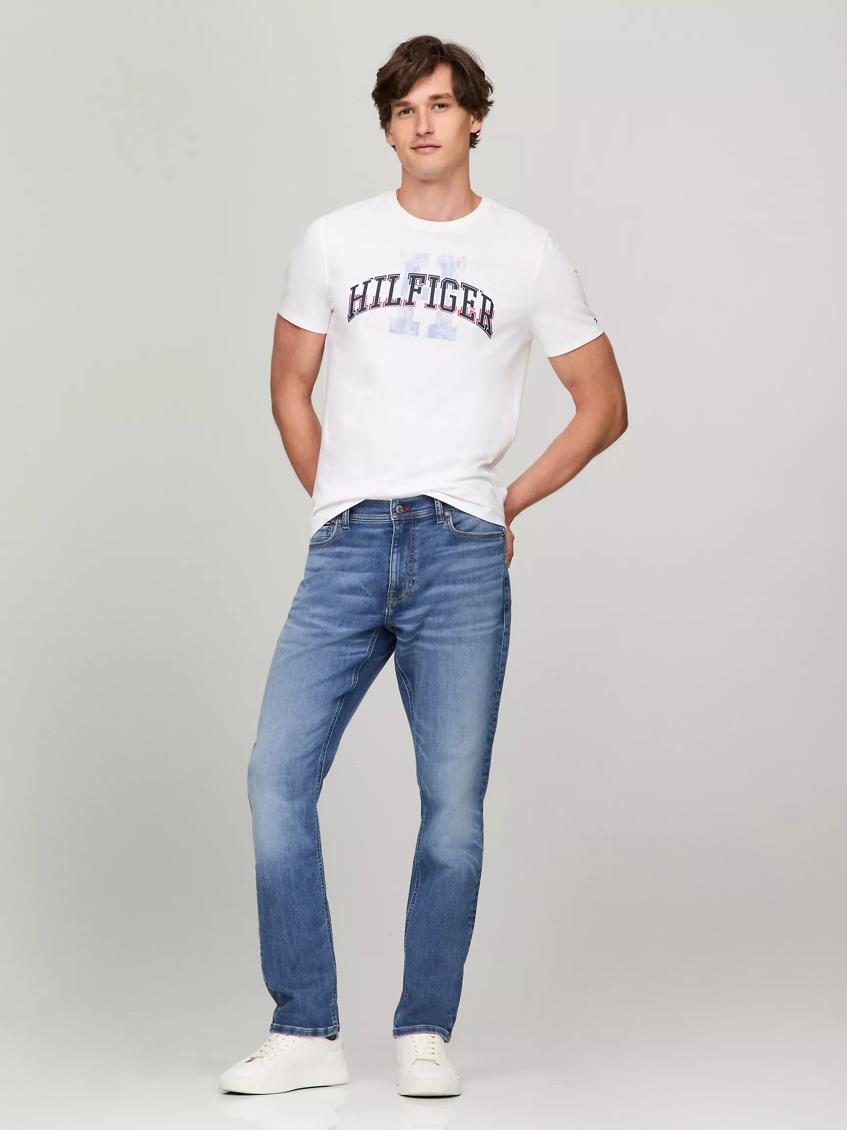 Мужская футболка Tommy Hilfiger, Футболка с графическим логотипом Hilfiger