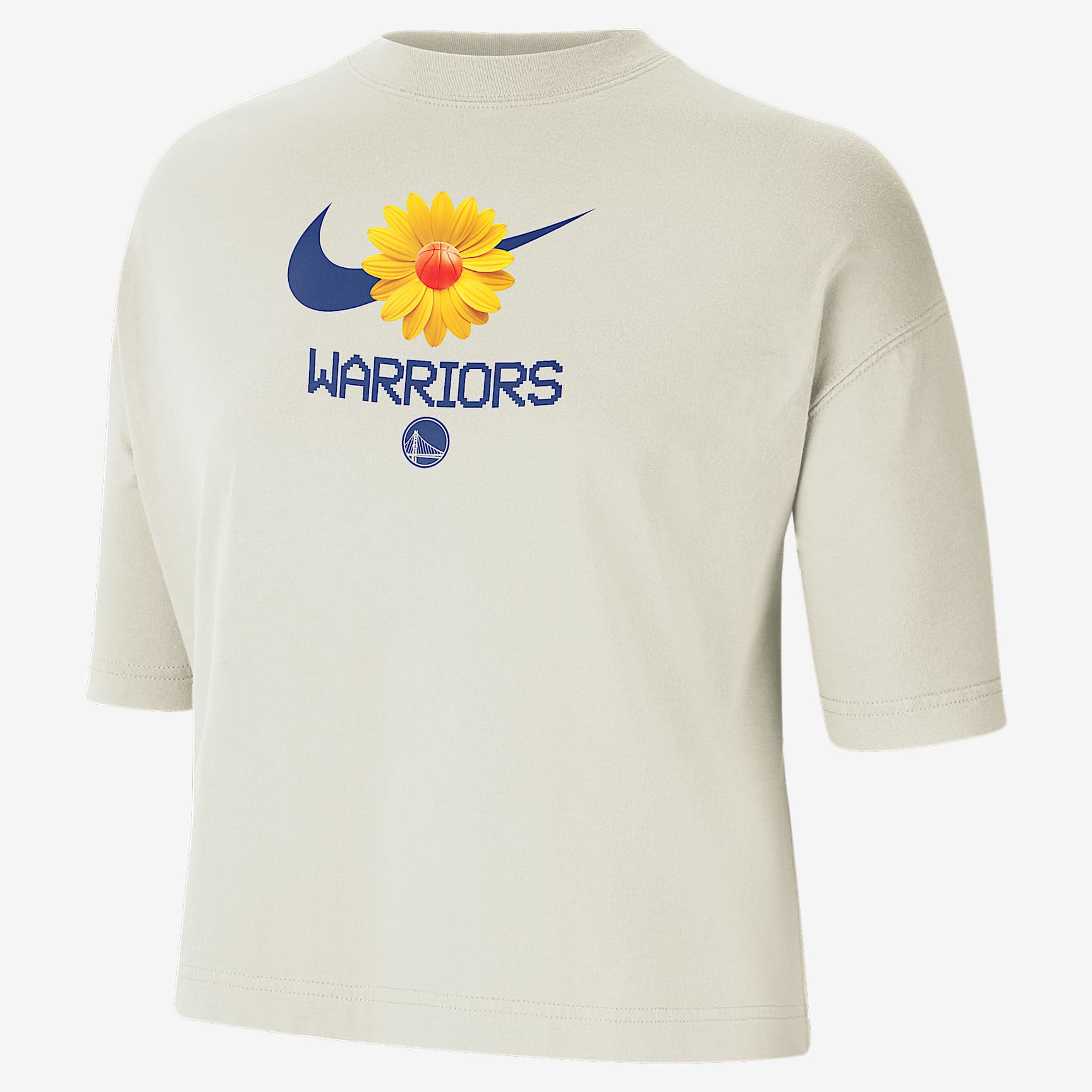 Golden State Warriors Courtside Women's Nike NBA Boxy T-Shirt