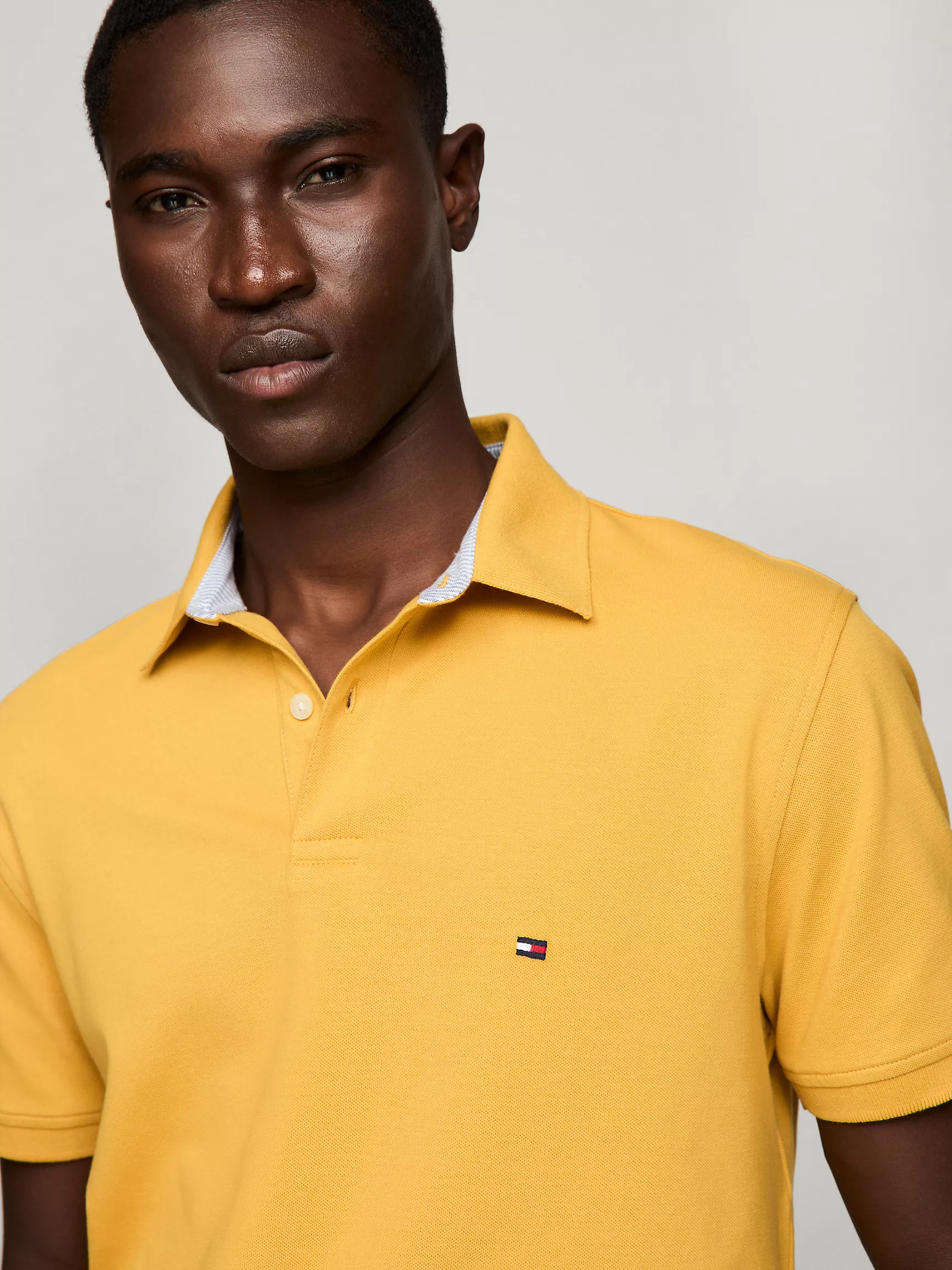 Мужское поло Tommy Hilfiger, Эластичное поло стандартного кроя Tommy