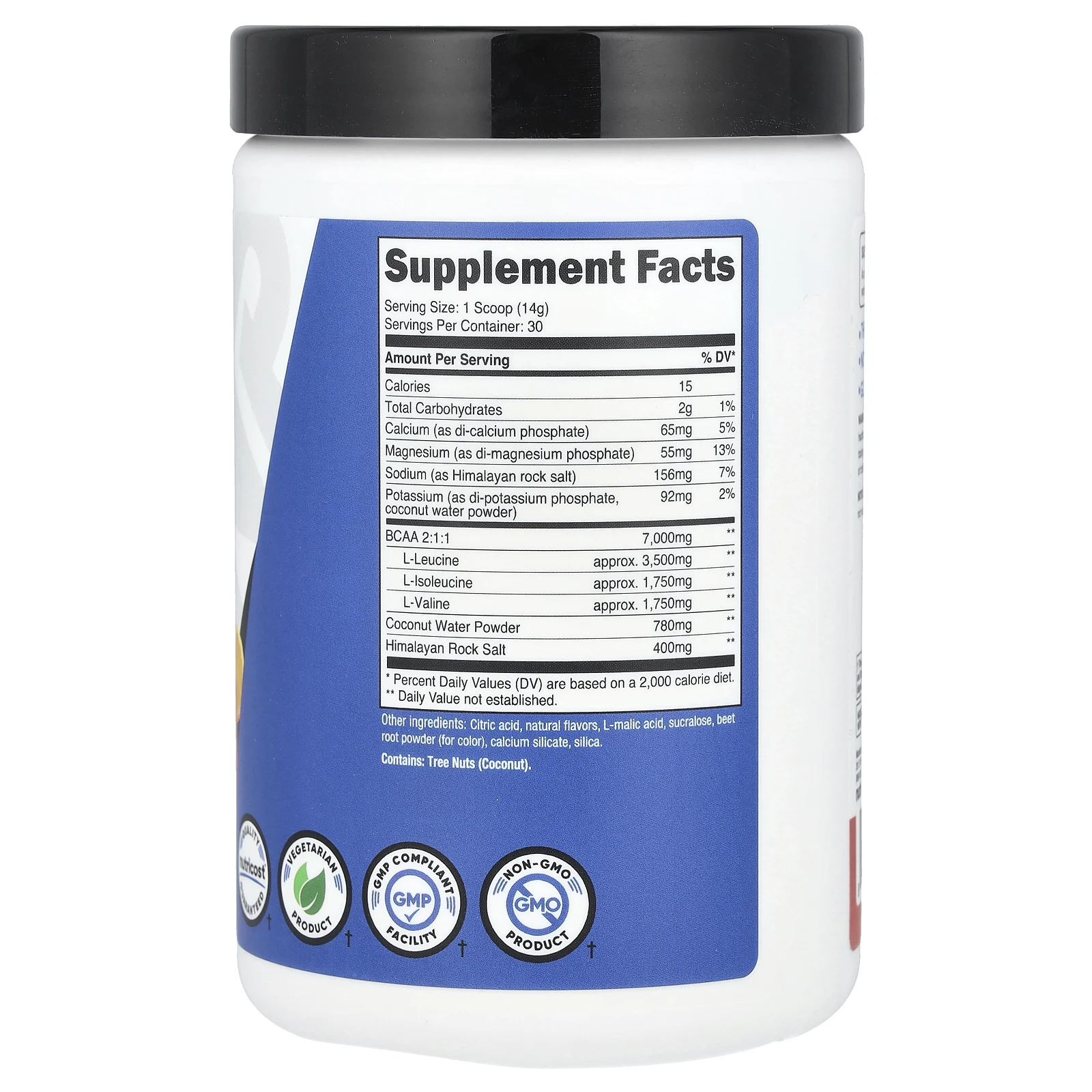 Nutricost, Performance, BCAA +, малиновый лимонад, 432 г (15,4 унции)