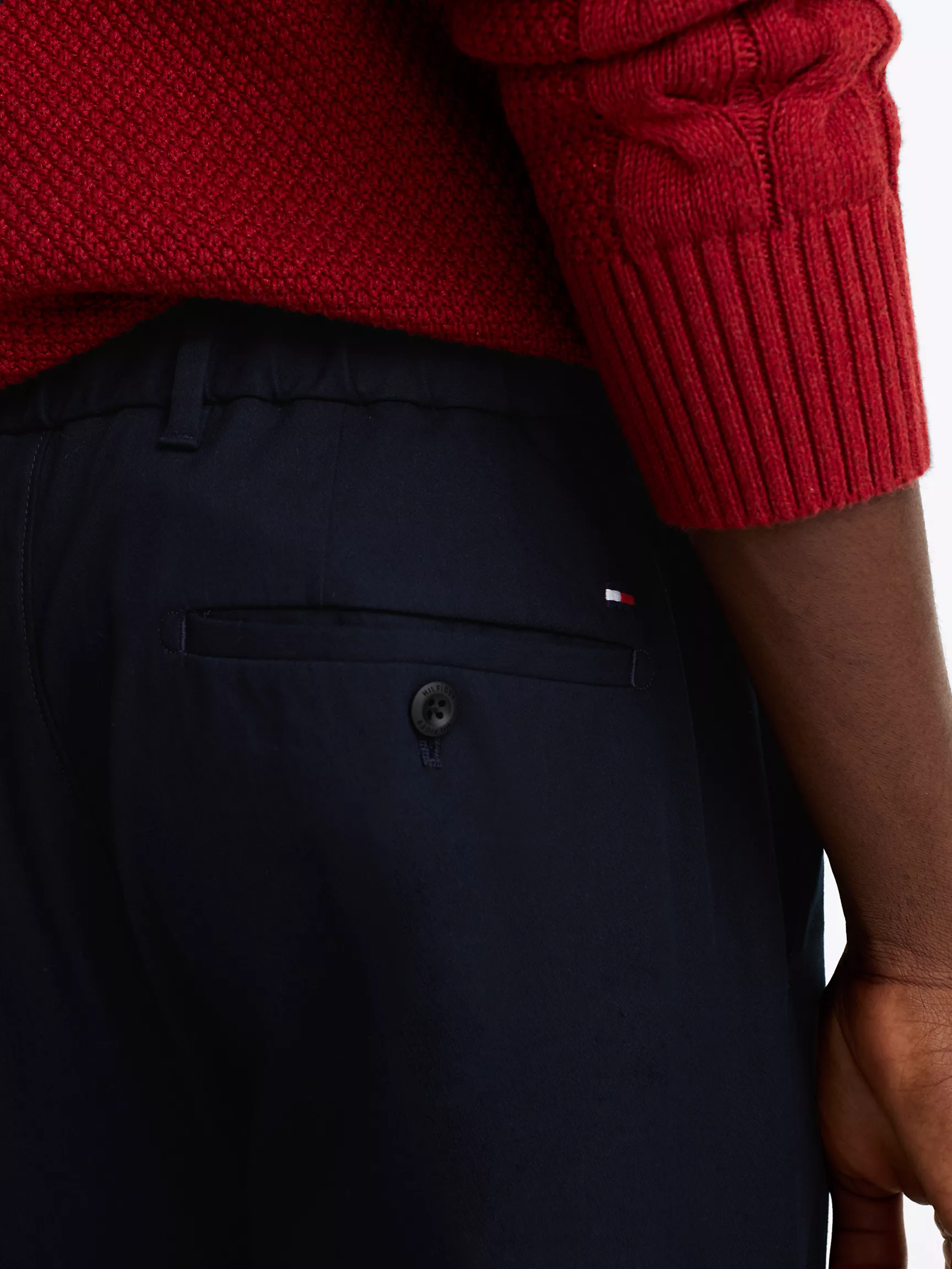 Мужские брюки Tommy Hilfiger, Прямые технологичные брюки чинос