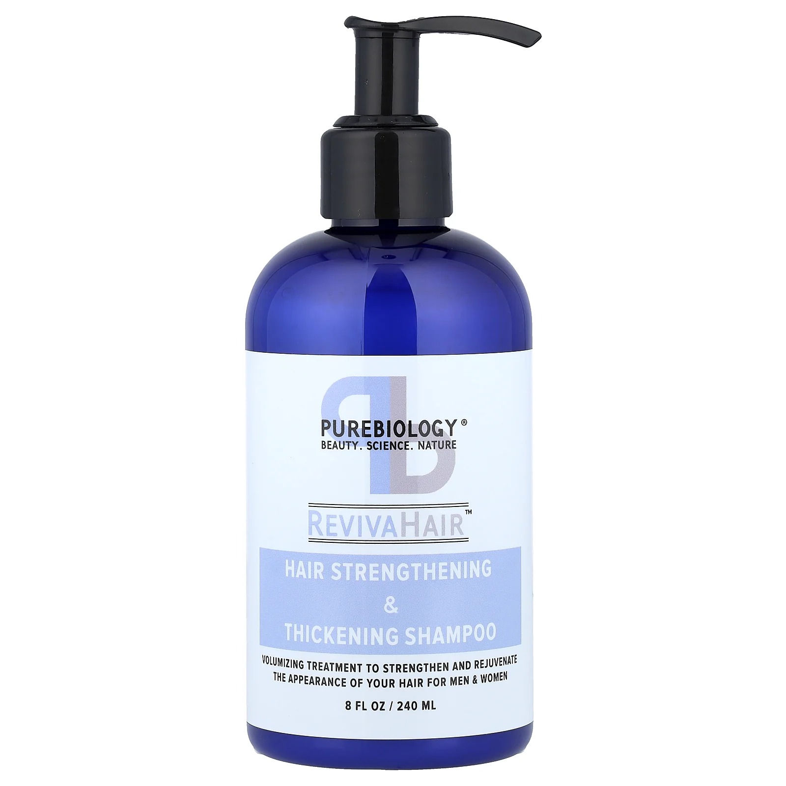 Pure Biology, RevivaHair™, шампунь для укрепления и густоты волос, 240 мл (8 жидк. унций)