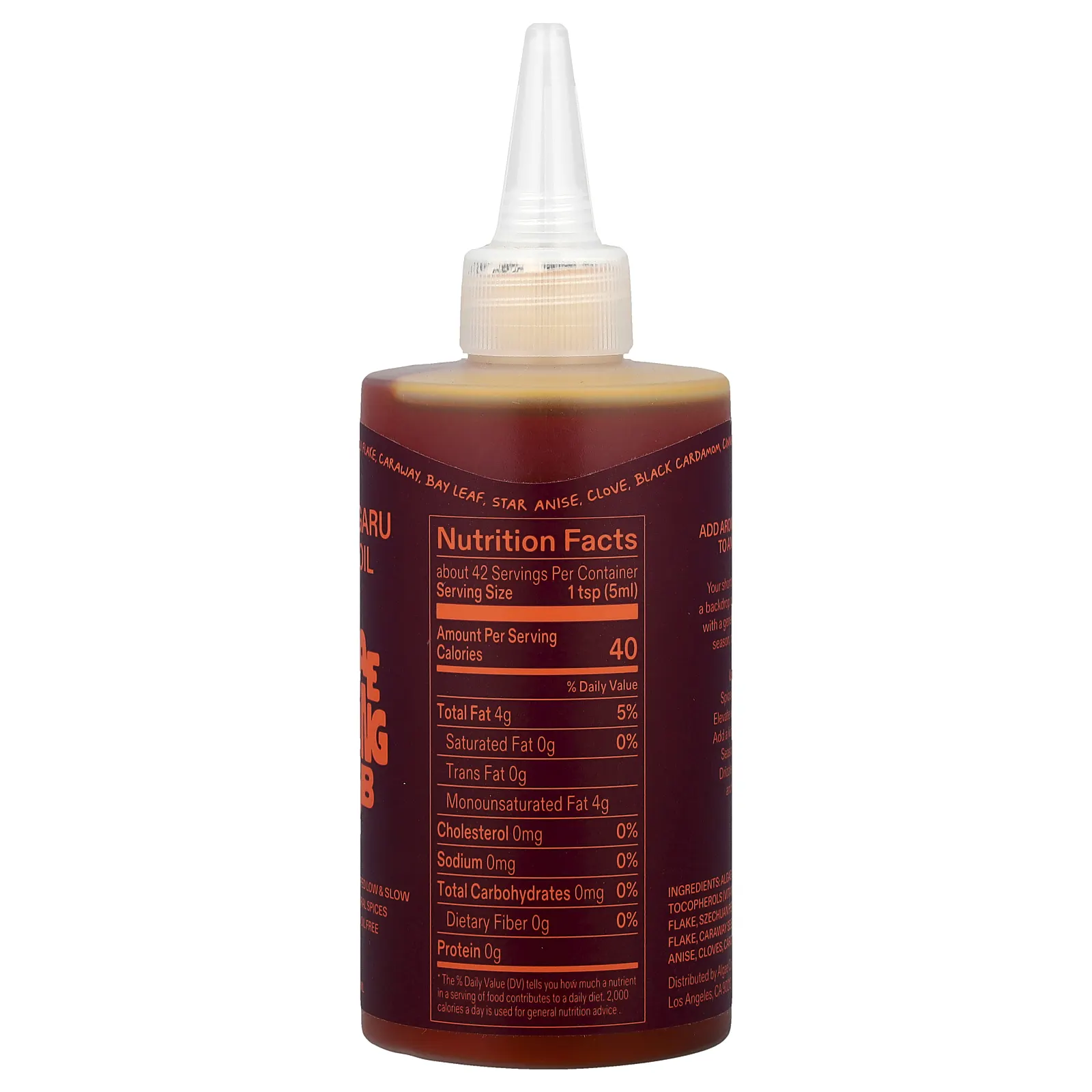 Algae Cooking Club, Масло гочугару и чили, 207 мл (7 жидк. Унций)