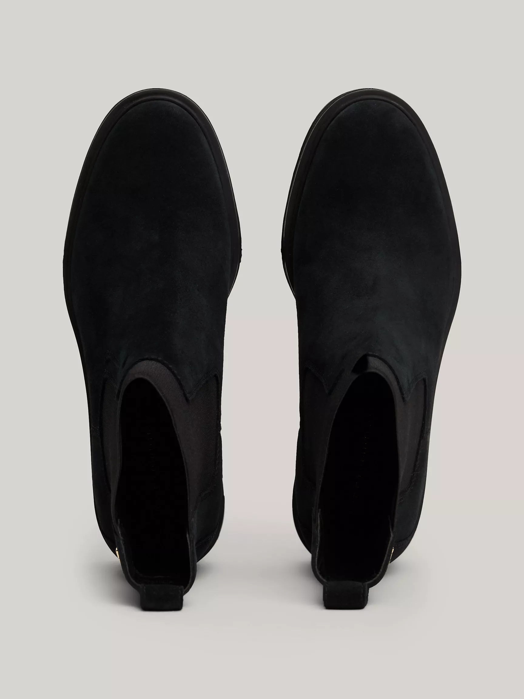 Женские ботинки Tommy Hilfiger, Замшевые челси на широком каблуке