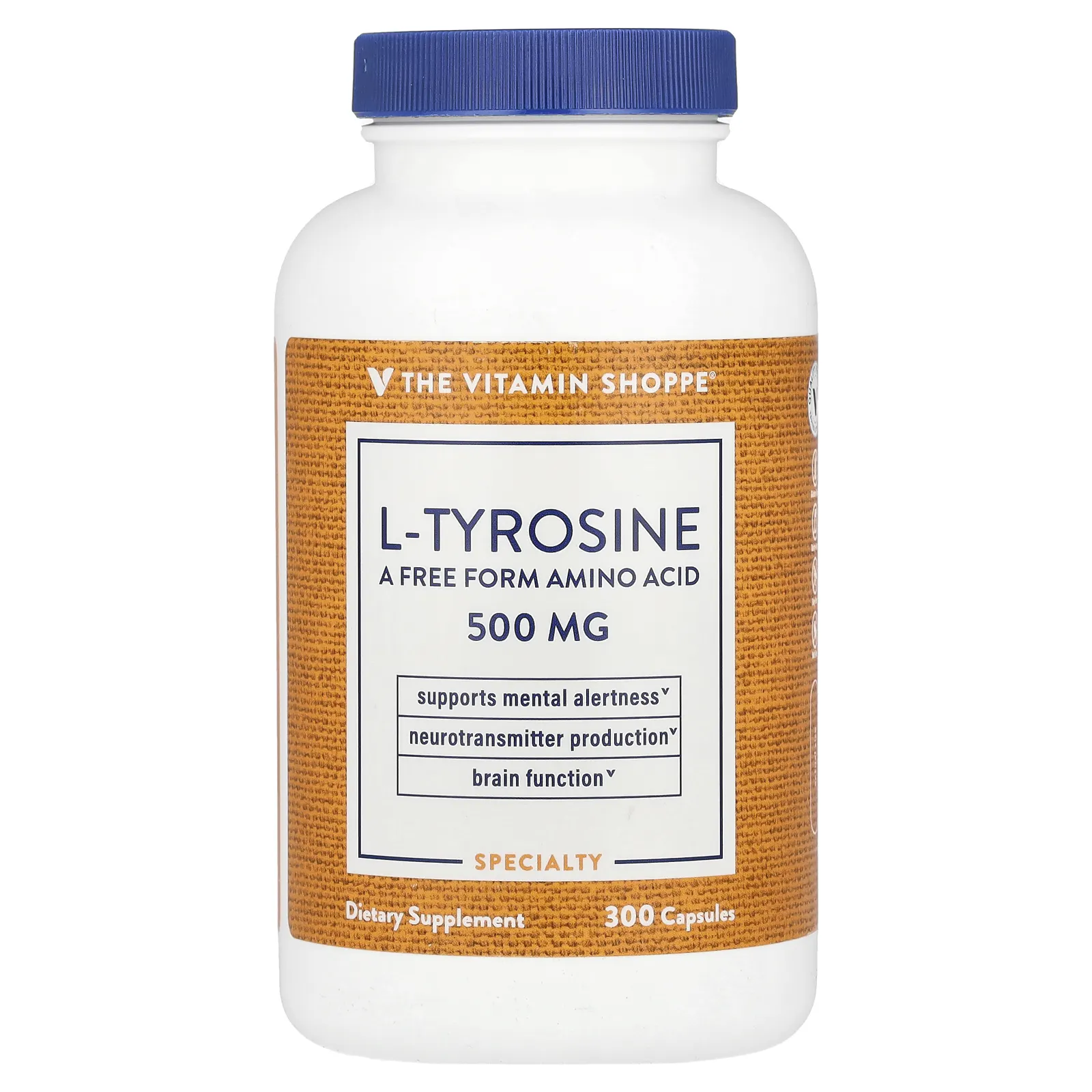 The Vitamin Shoppe, L-тирозин, 500 мг, 300 капсул