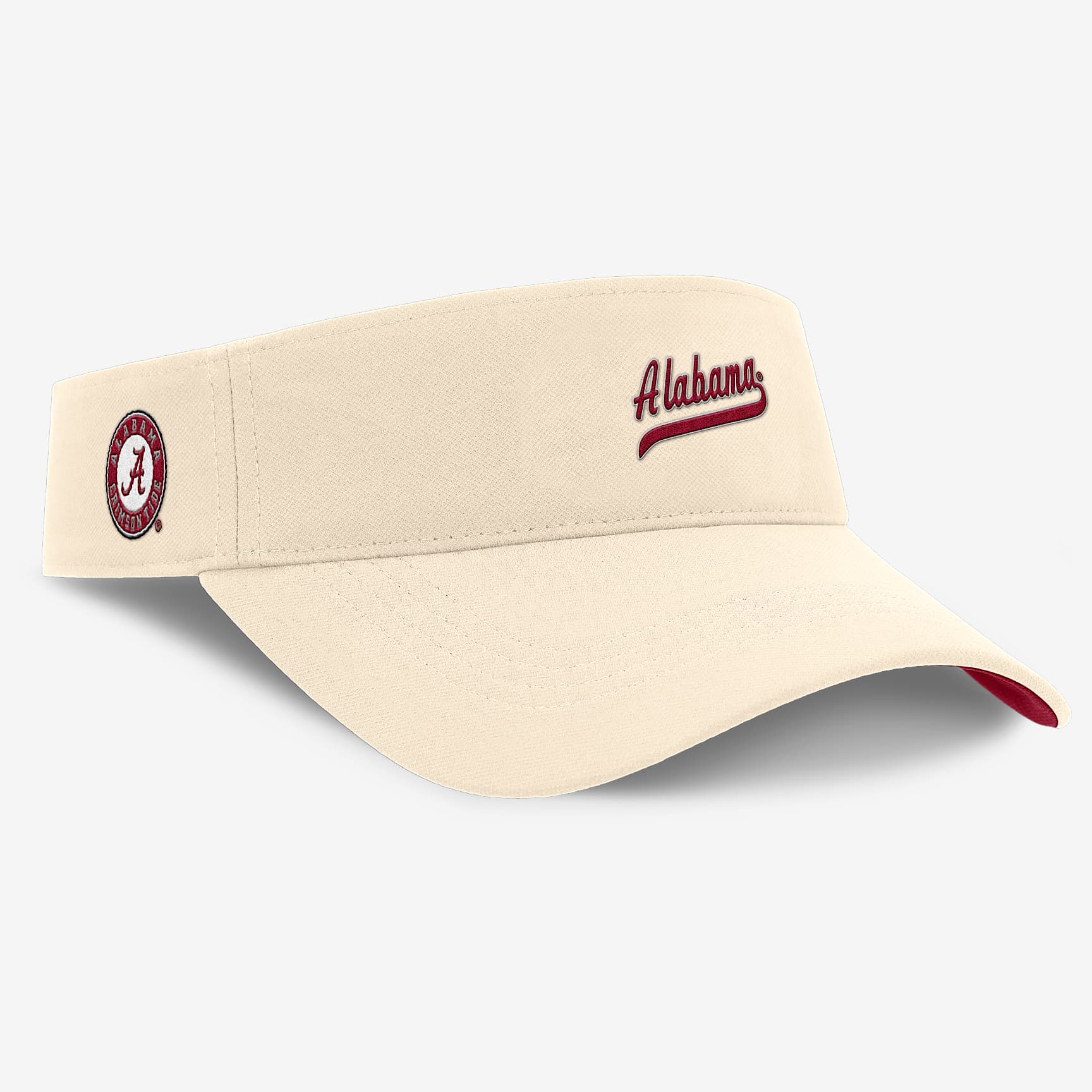 Alabama Crimson Tide Primetime Ace Men's Nike Dri-FIT College Adjustable Visor