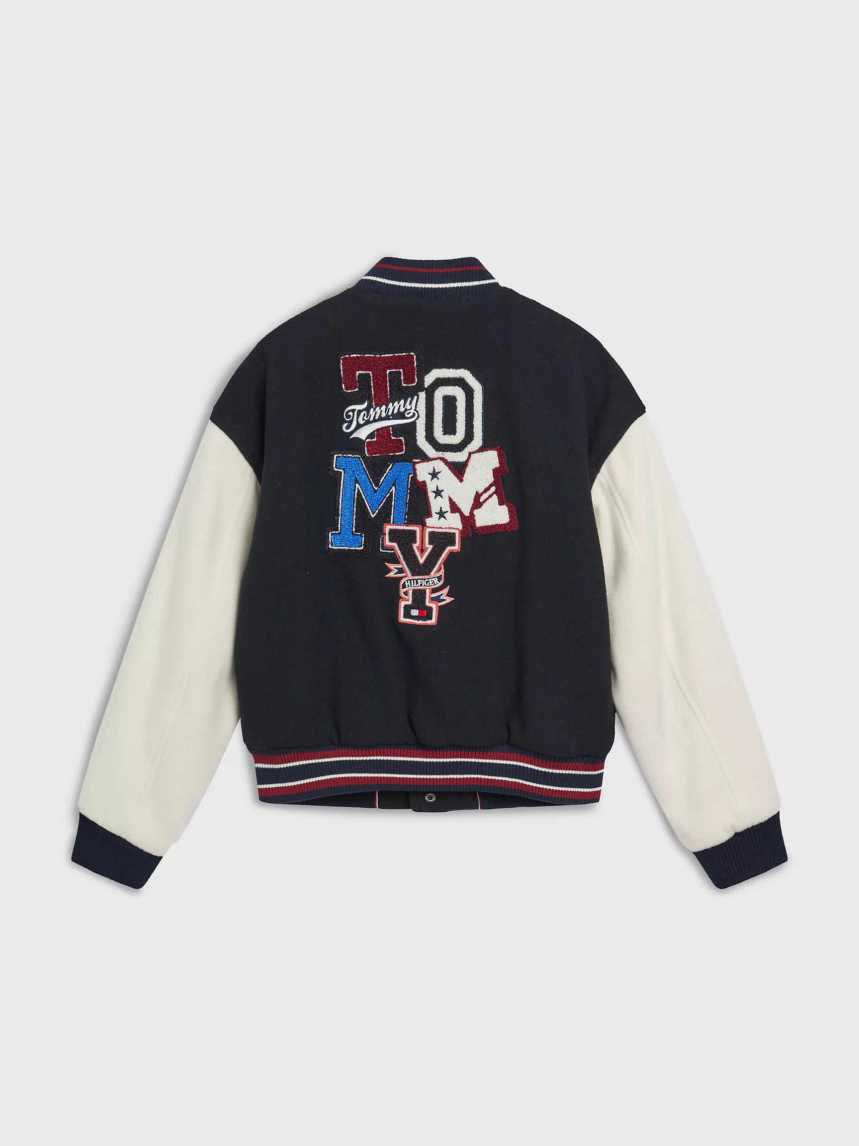 Куртка для девочки Tommy Hilfiger, Детская бомбер-куртка с логотипом