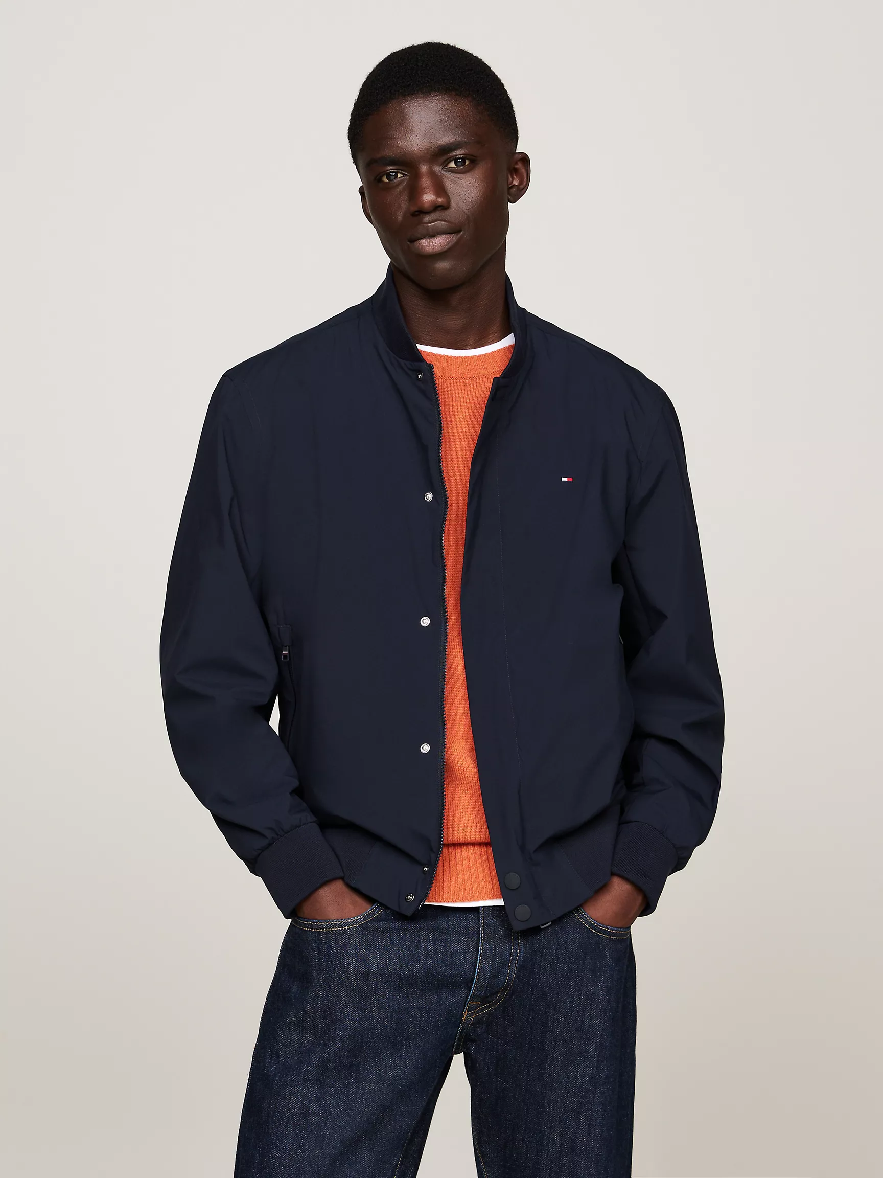 Мужская куртка Tommy Hilfiger, Лёгкий технологичный бомбер