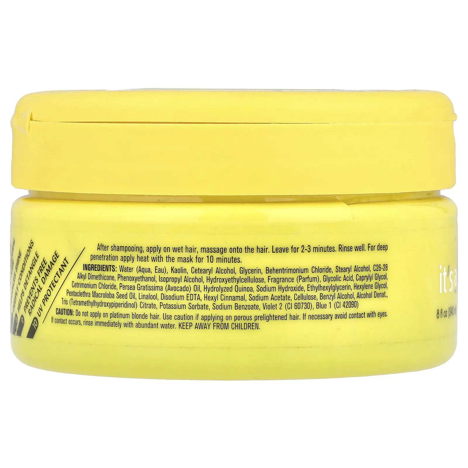 It's a 10, Маска для волос с глиной Miracle, для блондинок, 240 мл (8 жидк. Унций)