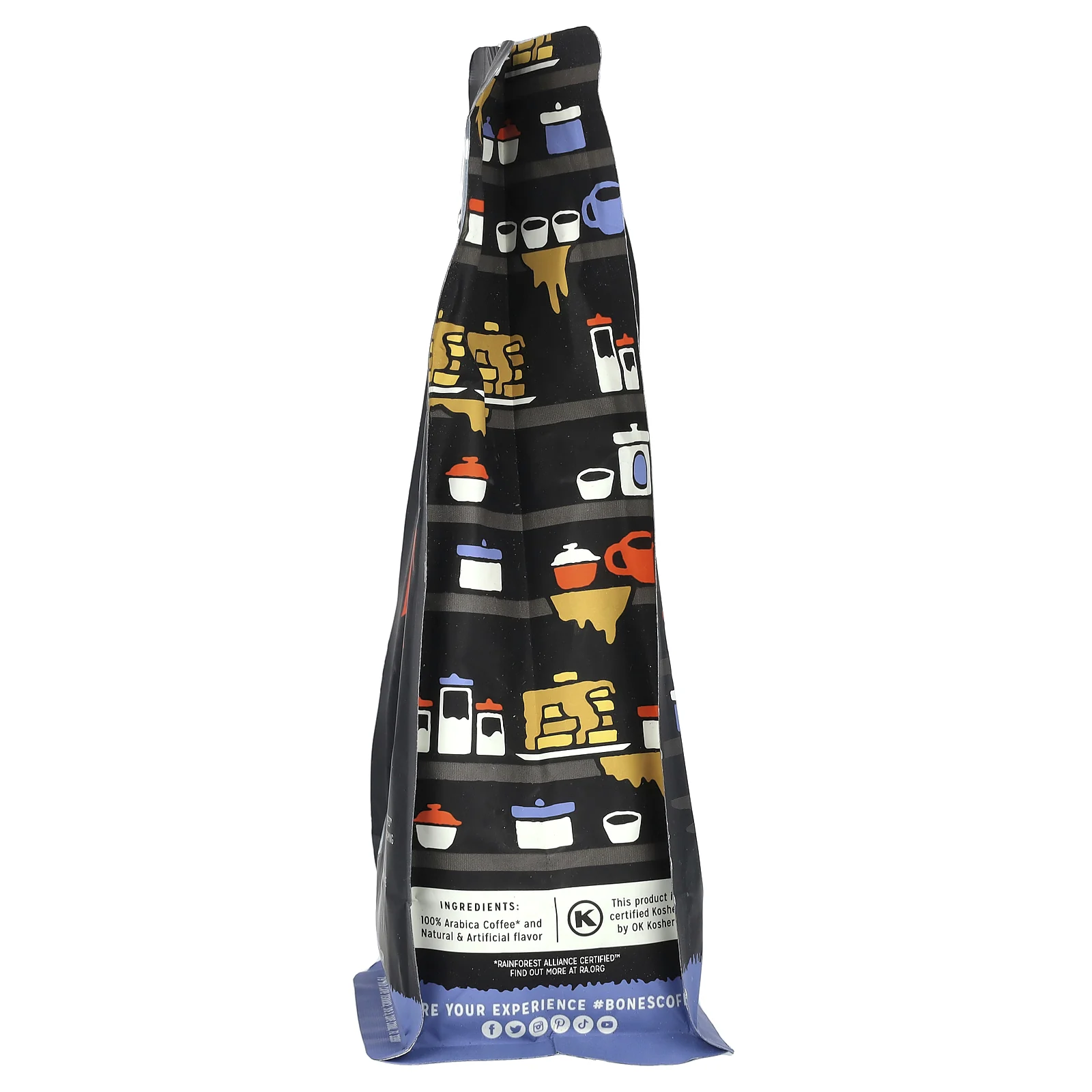 Bones Coffee Company, французские тосты, молотые, средняя обжарка, 340 г (12 унций)