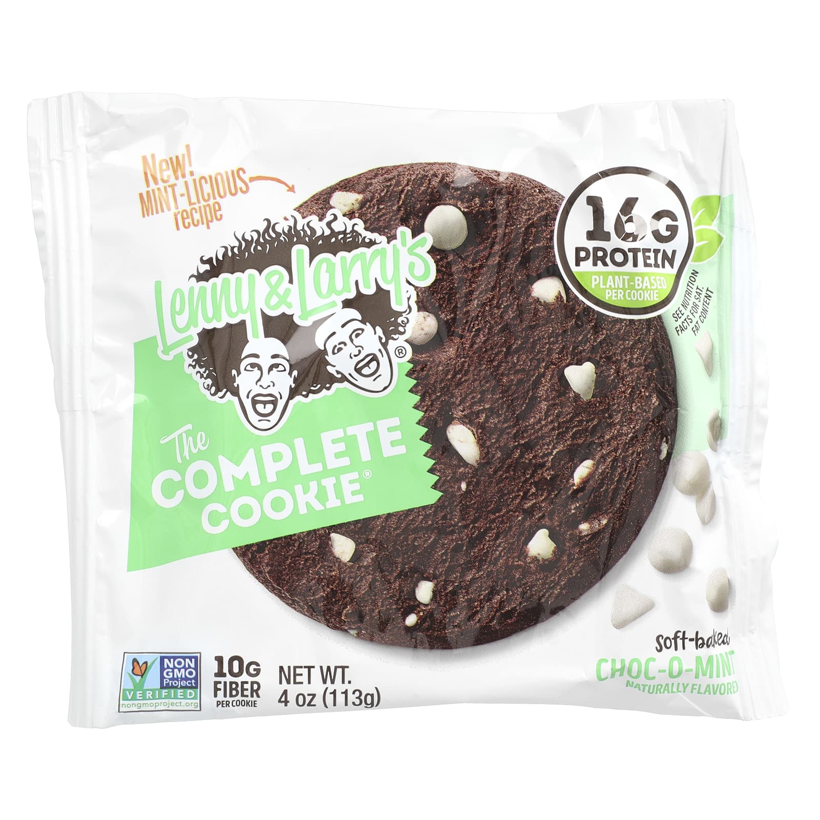 Lenny & Larry's, The Complete Cookie®, шоколад с мятой, 12 видов печенья, 113 г (4 унции)