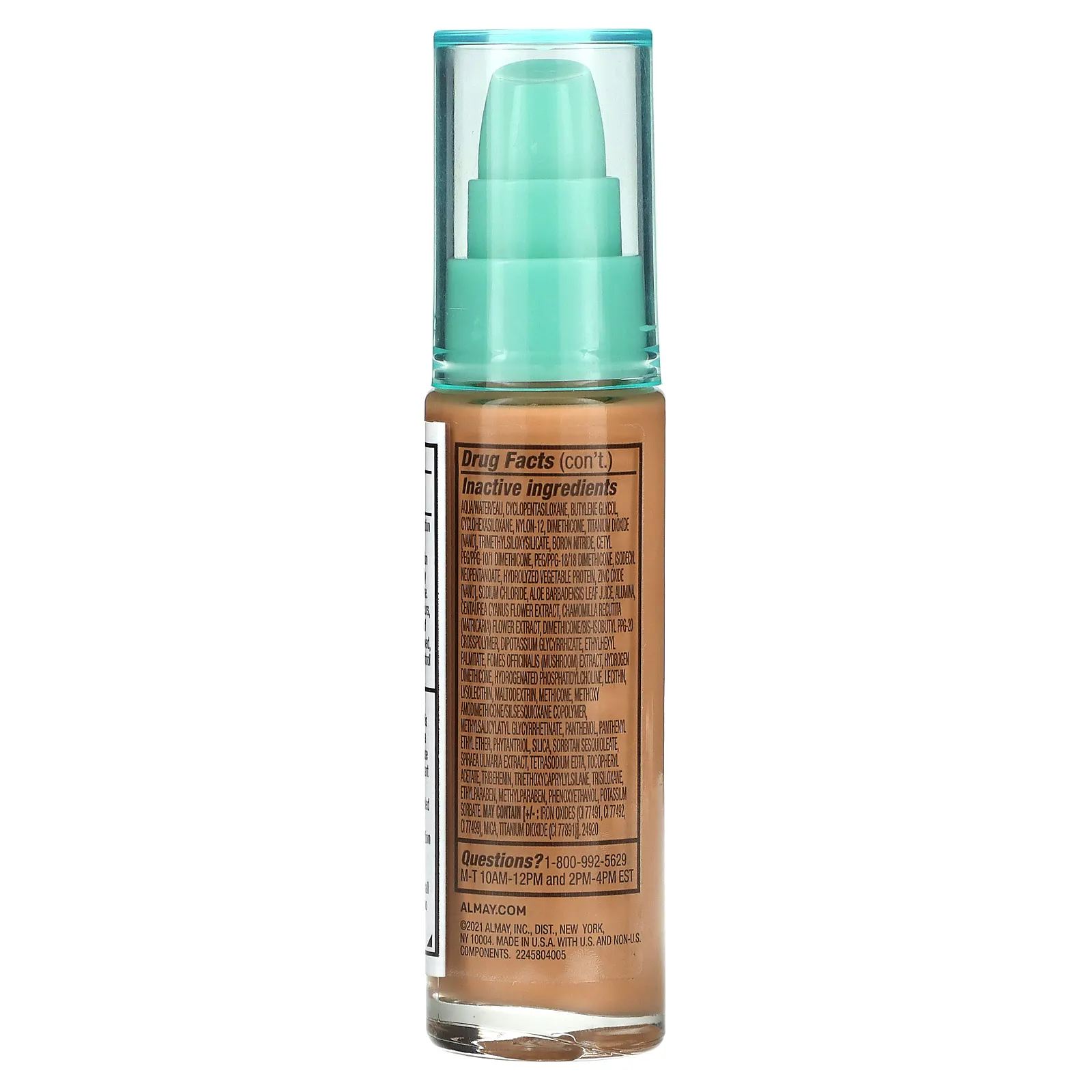 Almay, Clear Complexion Makeup, оттенок 400 Neutral, 30 мл (1 жидк. унция)