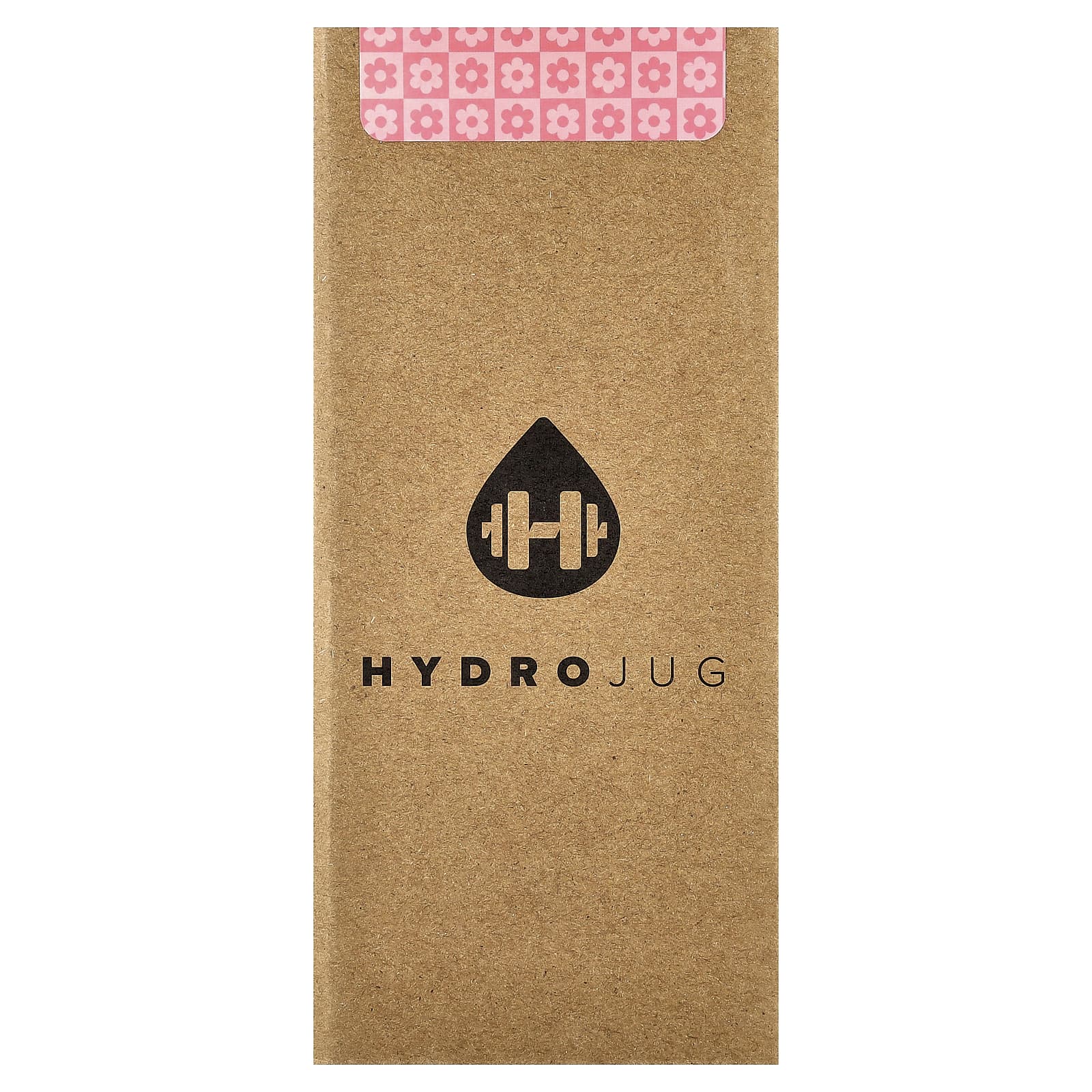 HydroJug, Спортивная детская бутылочка, шашки с ромашками, 14 унций