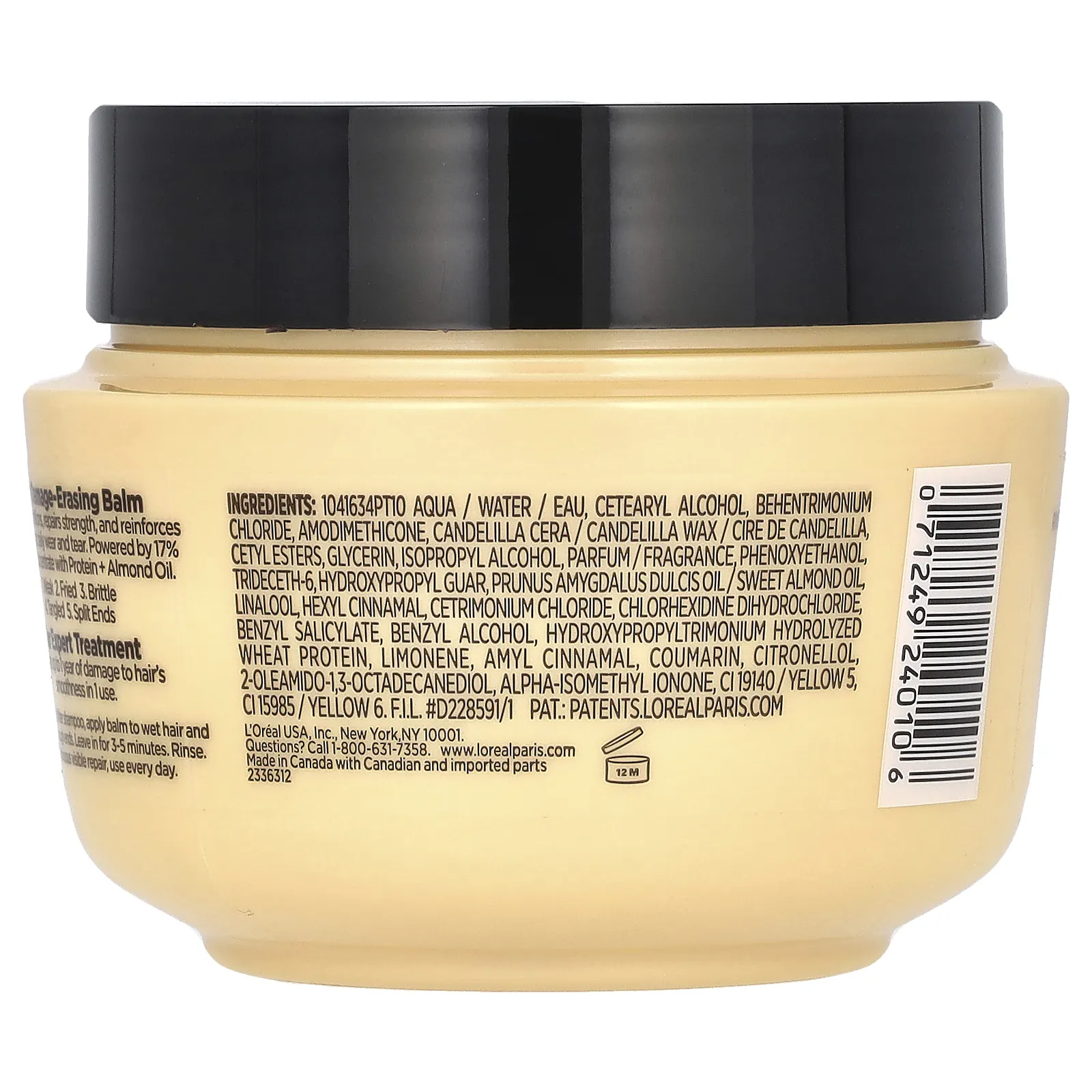 L'Oréal, Elvive, Total Repair 5, восстанавливающий бальзам, 250 мл (8,5 жидк. унции)