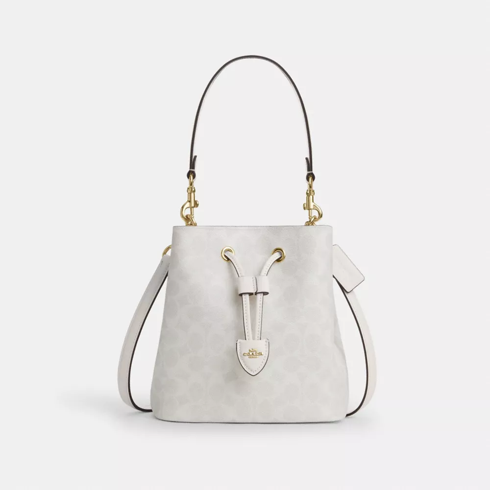Сумка COACH Rowan Bucket Bag In Signature Canvas