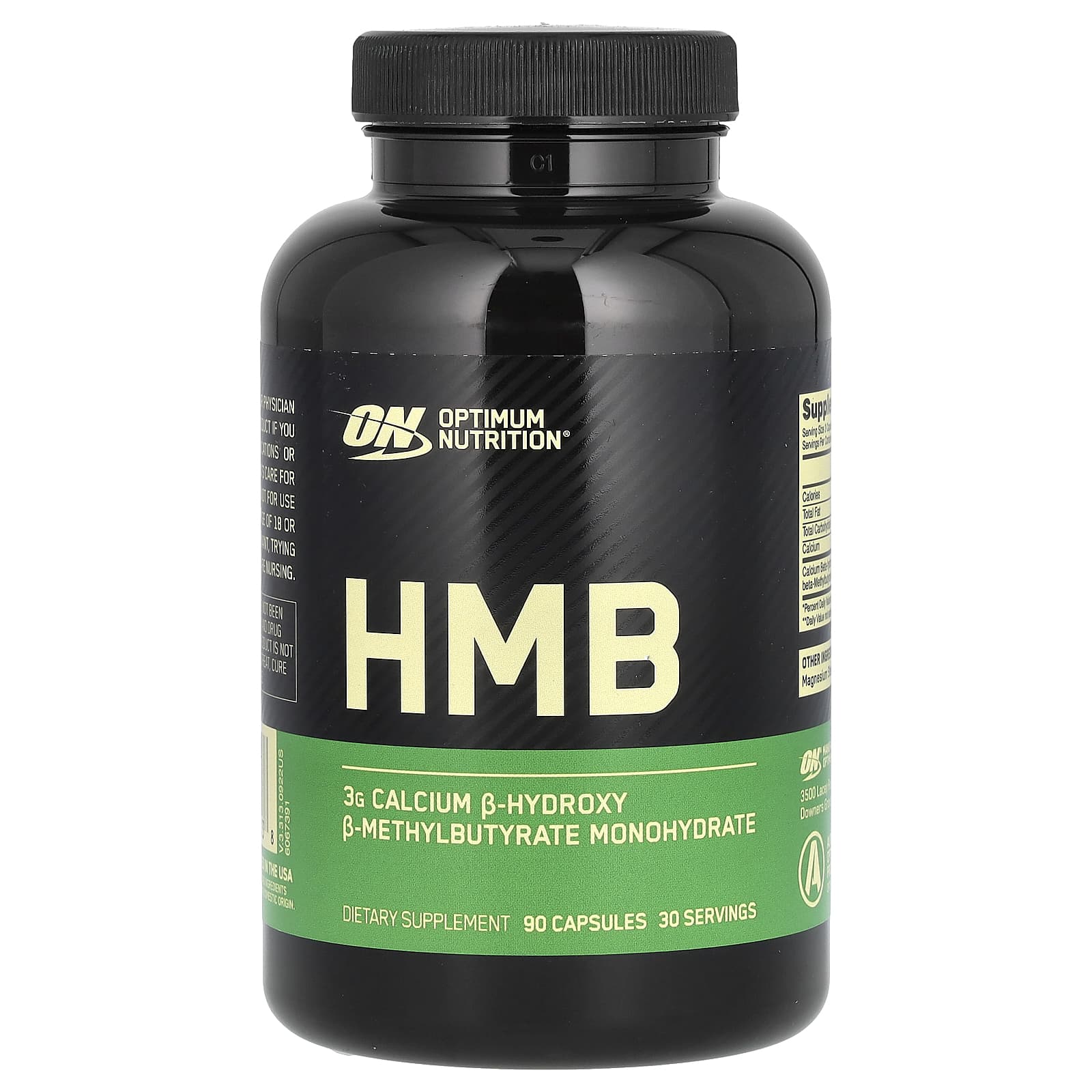 Optimum Nutrition, HMB (гидроксиметилбутират), 90 капсул
