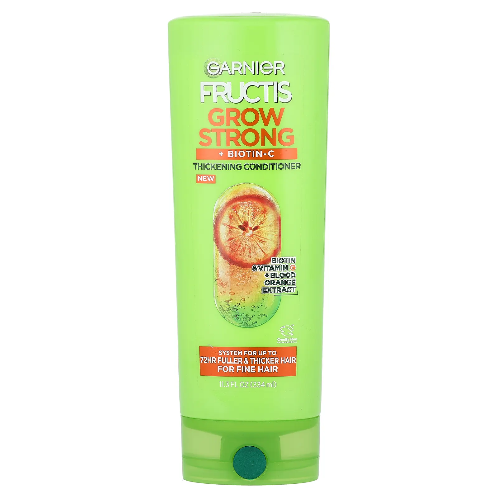 Garnier, Кондиционер для густоты волос, Grow Strong + биотин-C, 334 мл (11,3 жидк. Унции)
