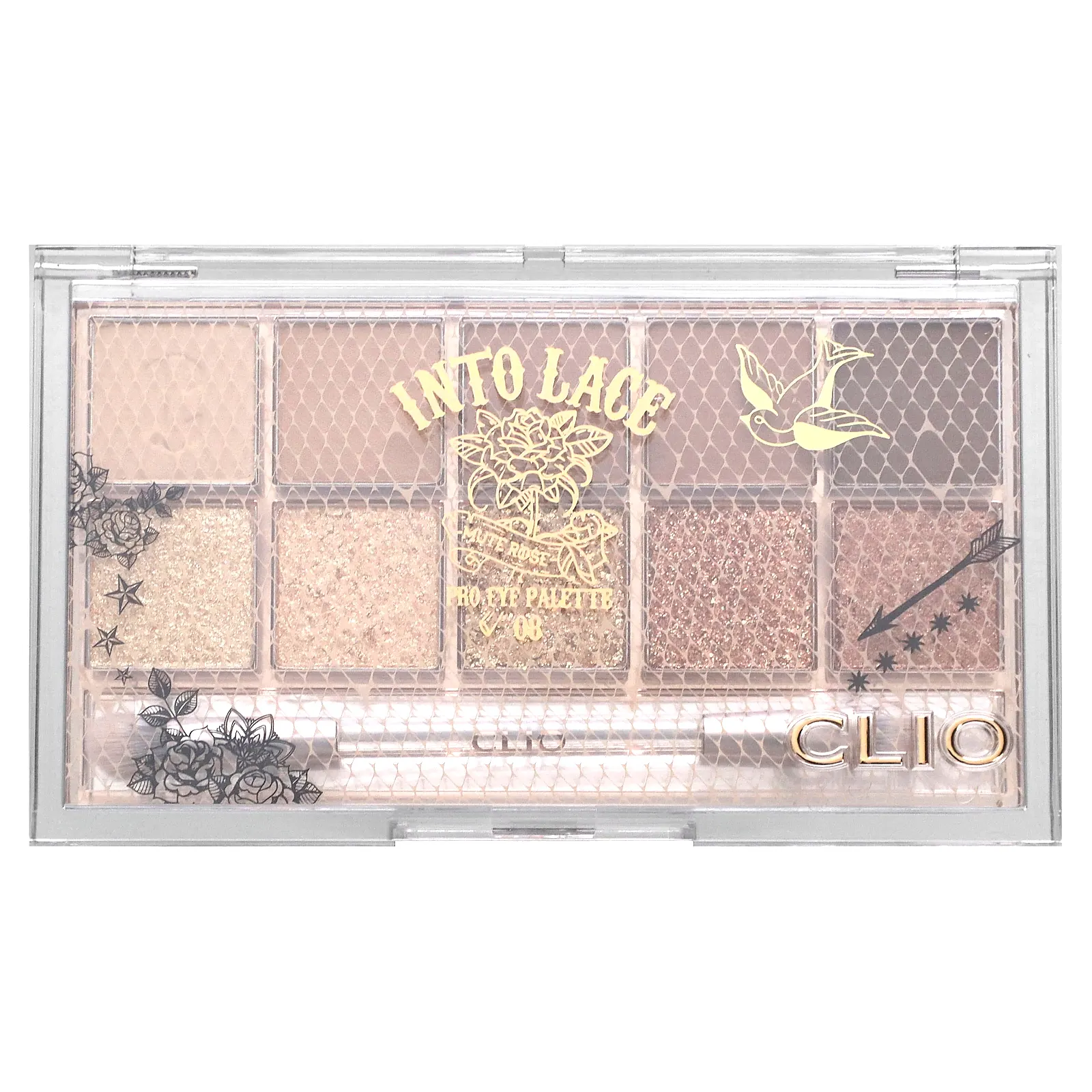 Clio, Pro Eye, палитра теней для век, 08 Into Lake, 6 г (2,1 унции)