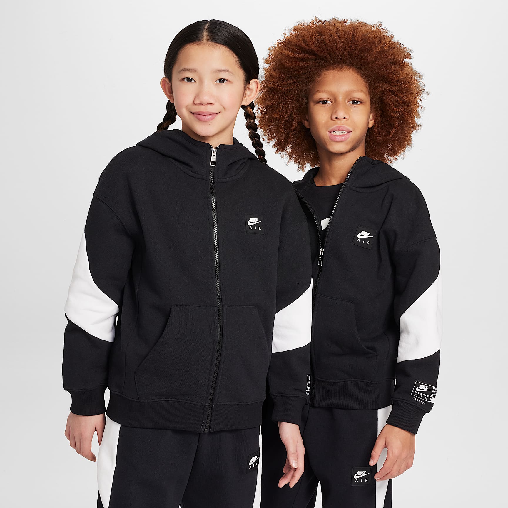 Nike Air Big Kids' Fleece Full-Zip Hoodie