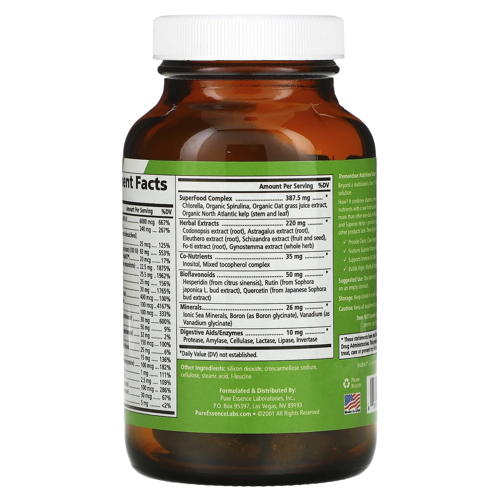 Pure Essence, One 'n' Only, 30 таблеток