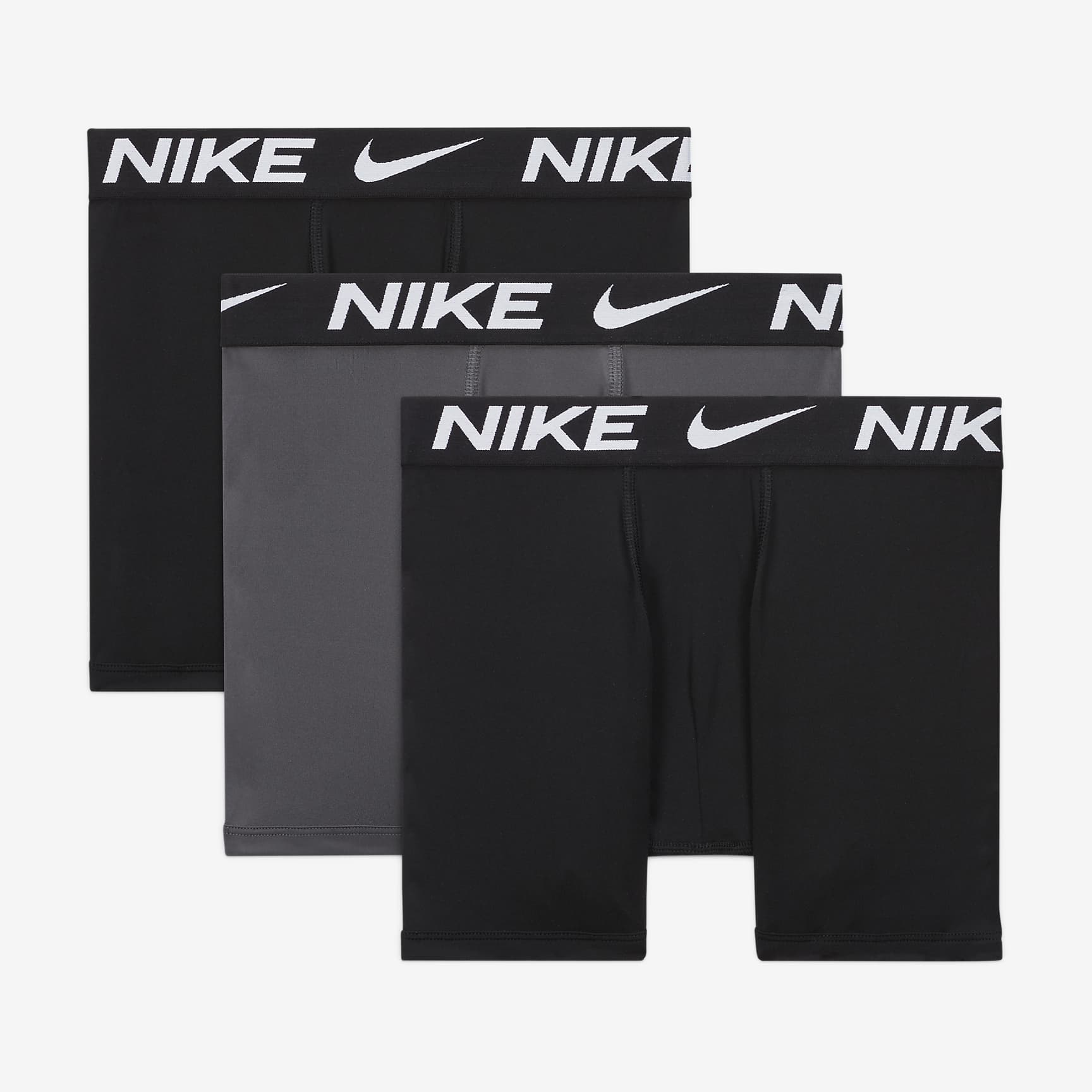 Nike Dri-FIT Essentials Big Kids' Boxer Briefs (3-Pack)
