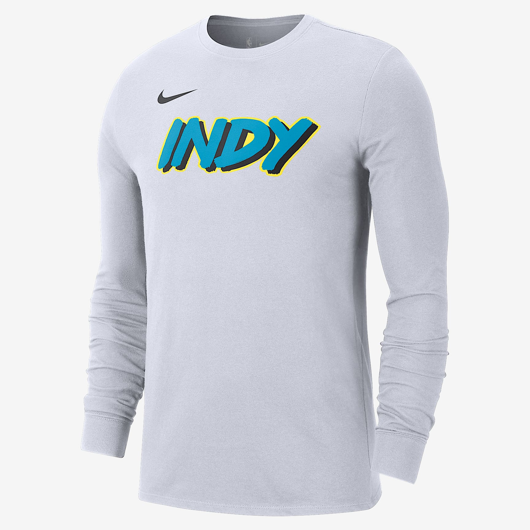 Indiana Pacers Essential City Edition Men's Nike NBA Long-Sleeve T-Shirt