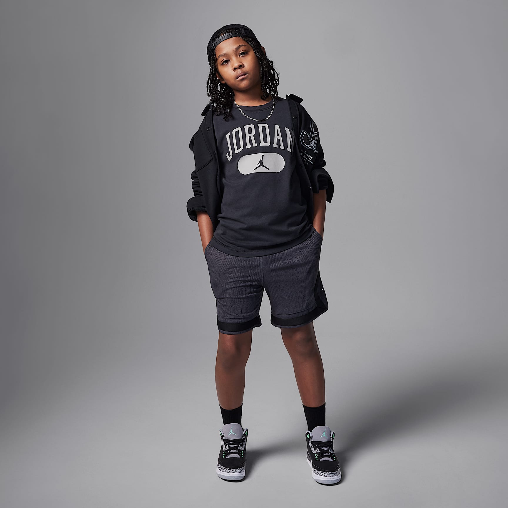 Jordan Big Kids' Elevate Wash T-Shirt