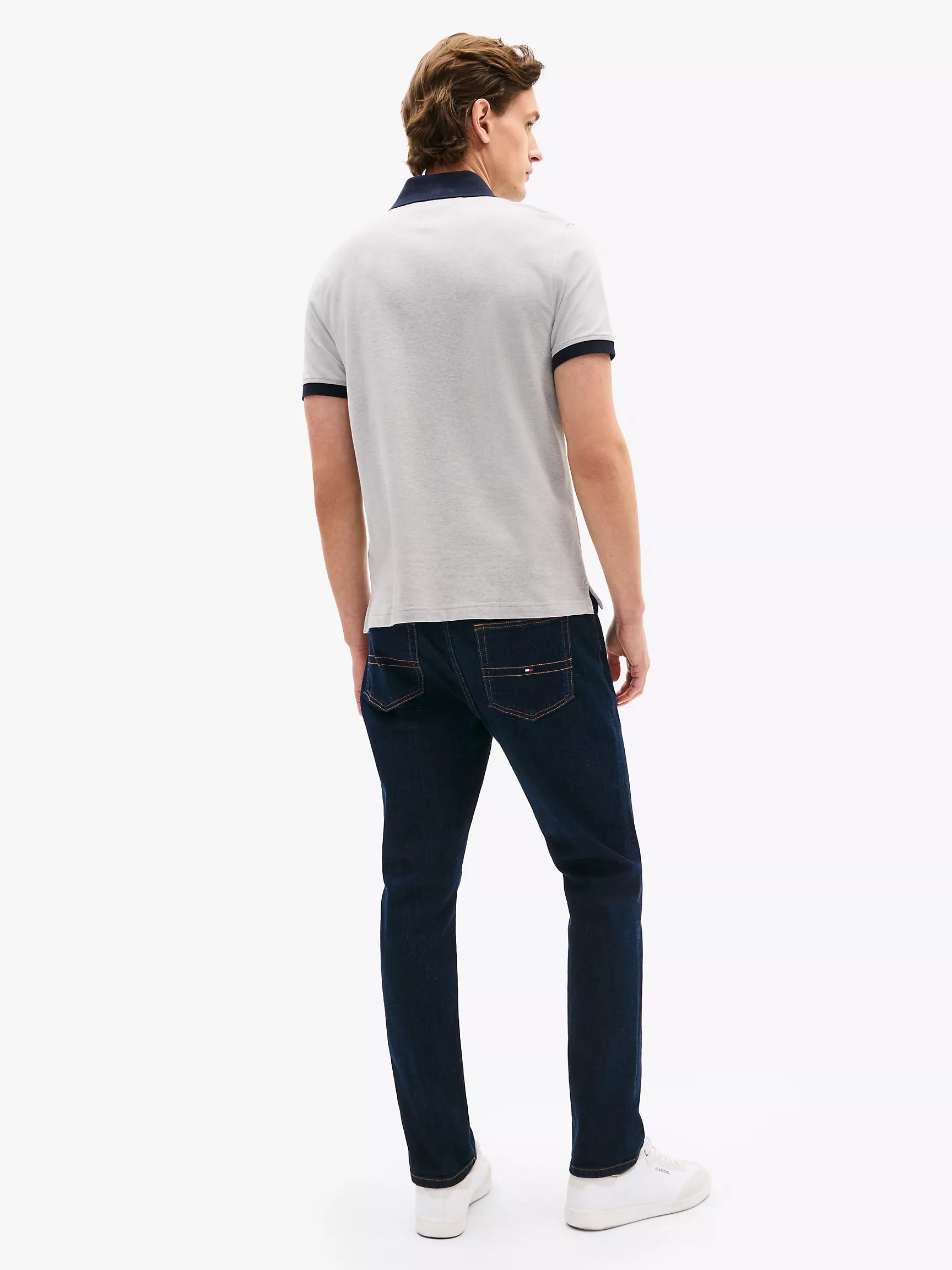 Мужское поло Tommy Hilfiger, Полосатое поло стандартного кроя с вышивкой