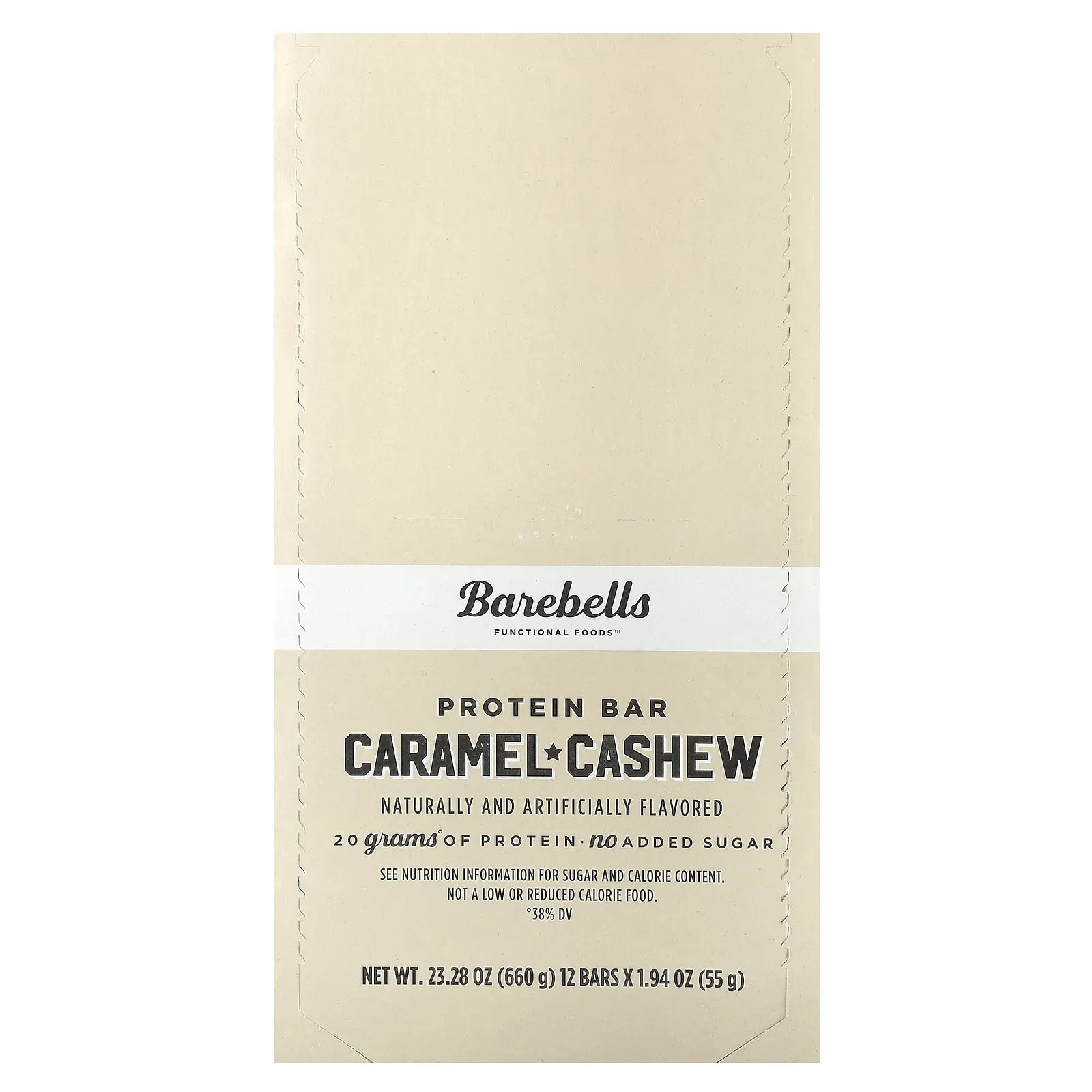 Barebells, Протеиновый батончик, с карамелью и кешью, 12 батончиков, по 55 г (1,94 унции)