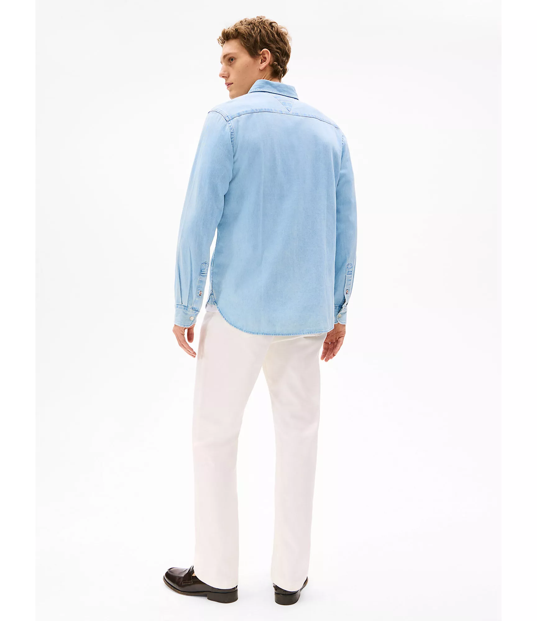 Мужская рубашка Tommy Hilfiger, Джинсовая рубашка стандартного кроя