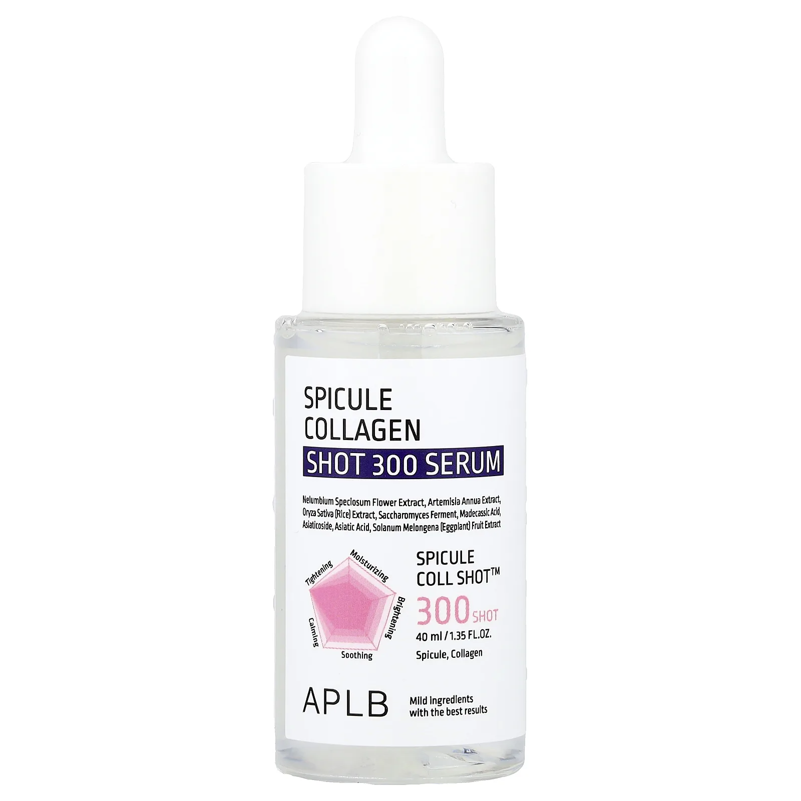 APLB, Spicule Collagen Shot 300, сыворотка, 40 мл (1,35 жидк. Унции)
