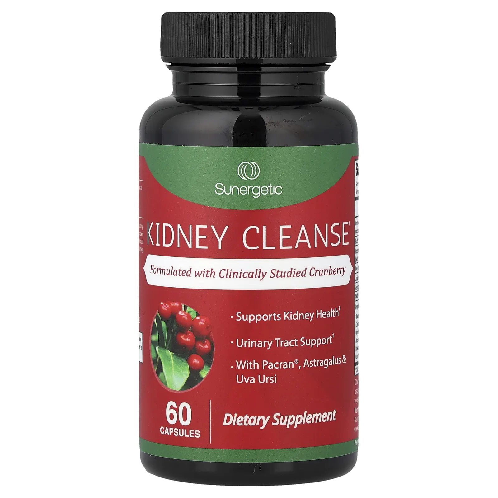 Sunergetic, Kidney Cleanse, 60 капсул