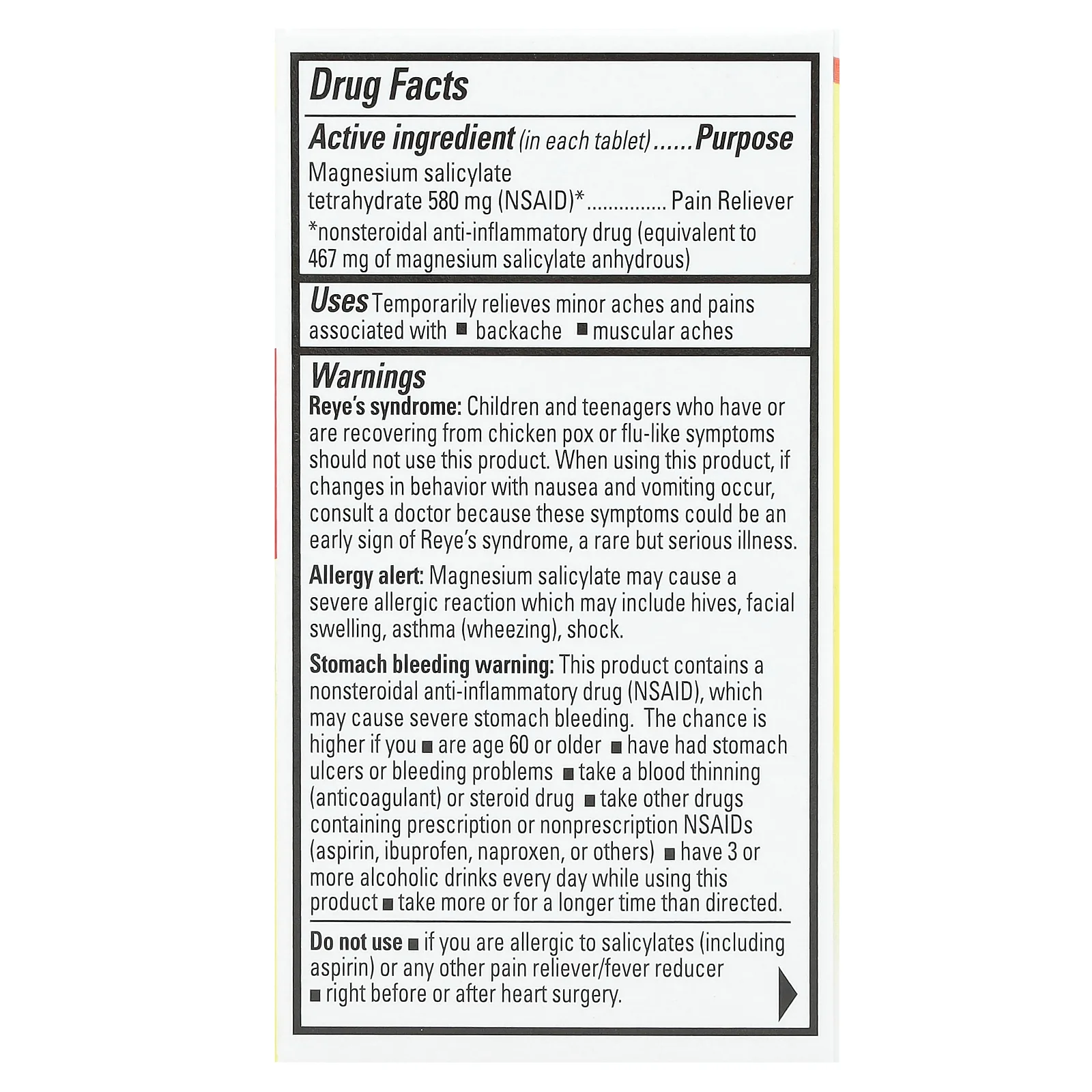 Percogesic, обезболивающее, для облегчения боли в спине, максимальная сила действия, 48 капсул, покрытых оболочкой, которые легко глотать