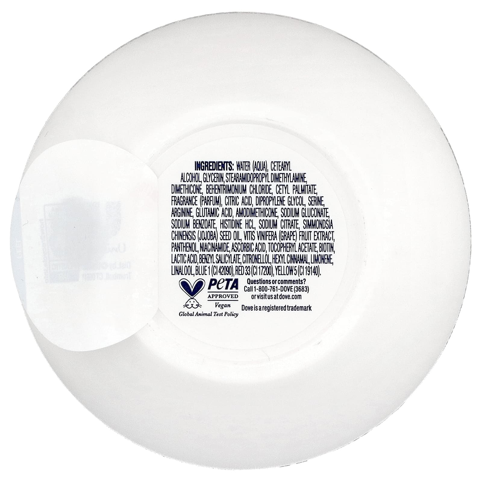 Dove, Amino Curl Repair, крем-маска для локонов 10 в 1, 260 г (9,2 унции)